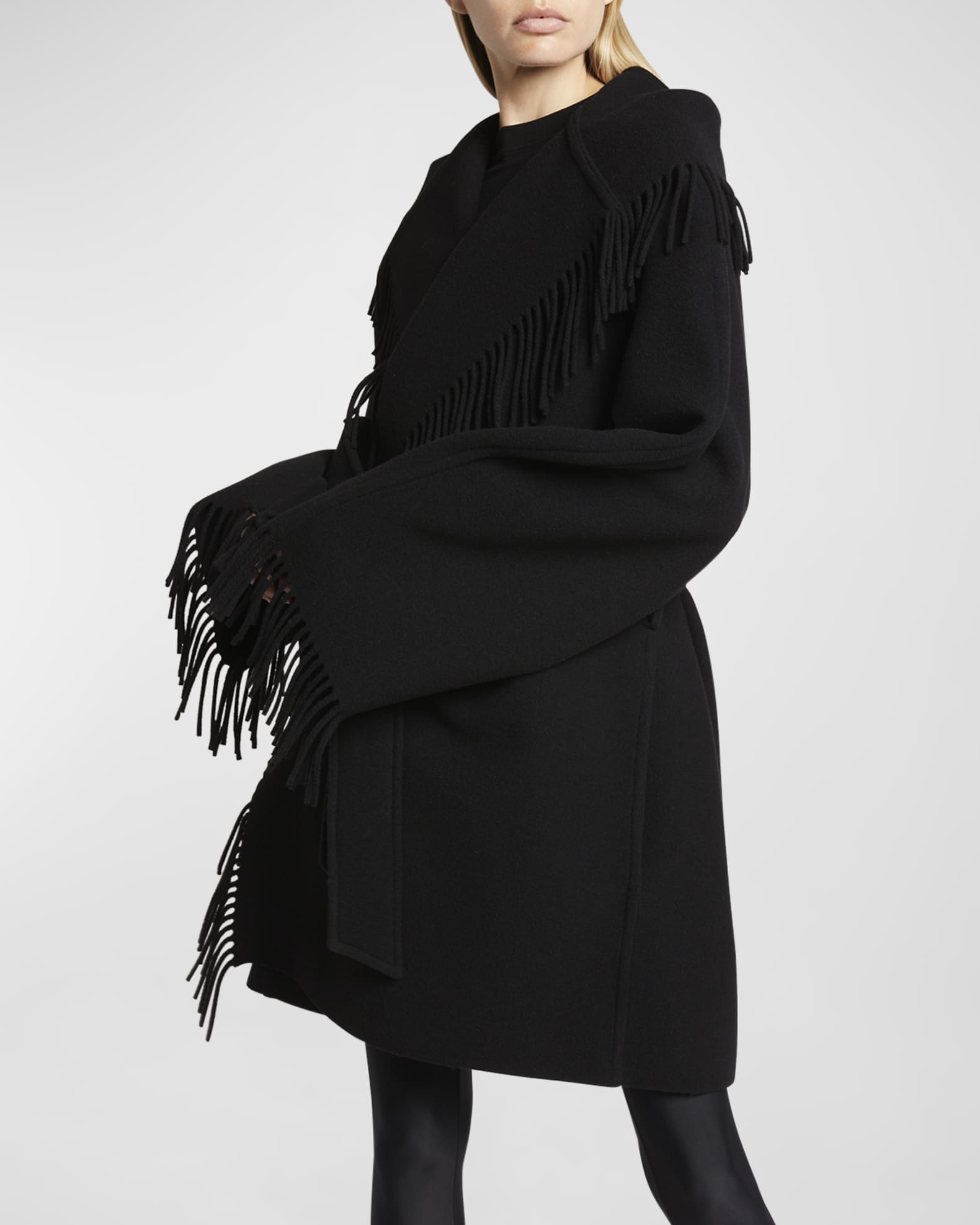 バレンシアガ Balenciaga Fringe Jacket Balenciaga Fringe Jacket | Neiman Marcus