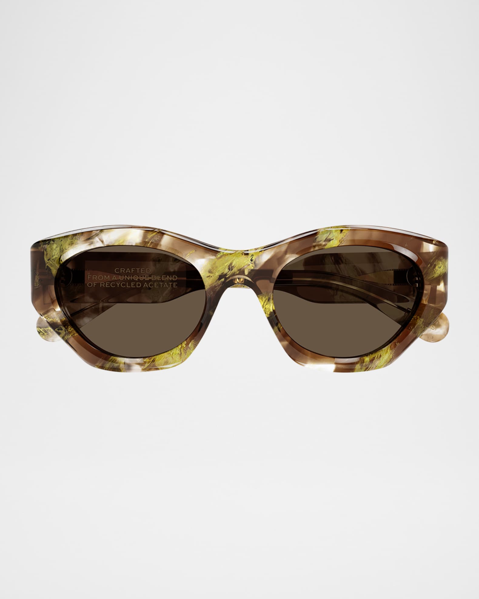 Chloe Logo Acetate Cat-Eye Sunglasses | Neiman Marcus