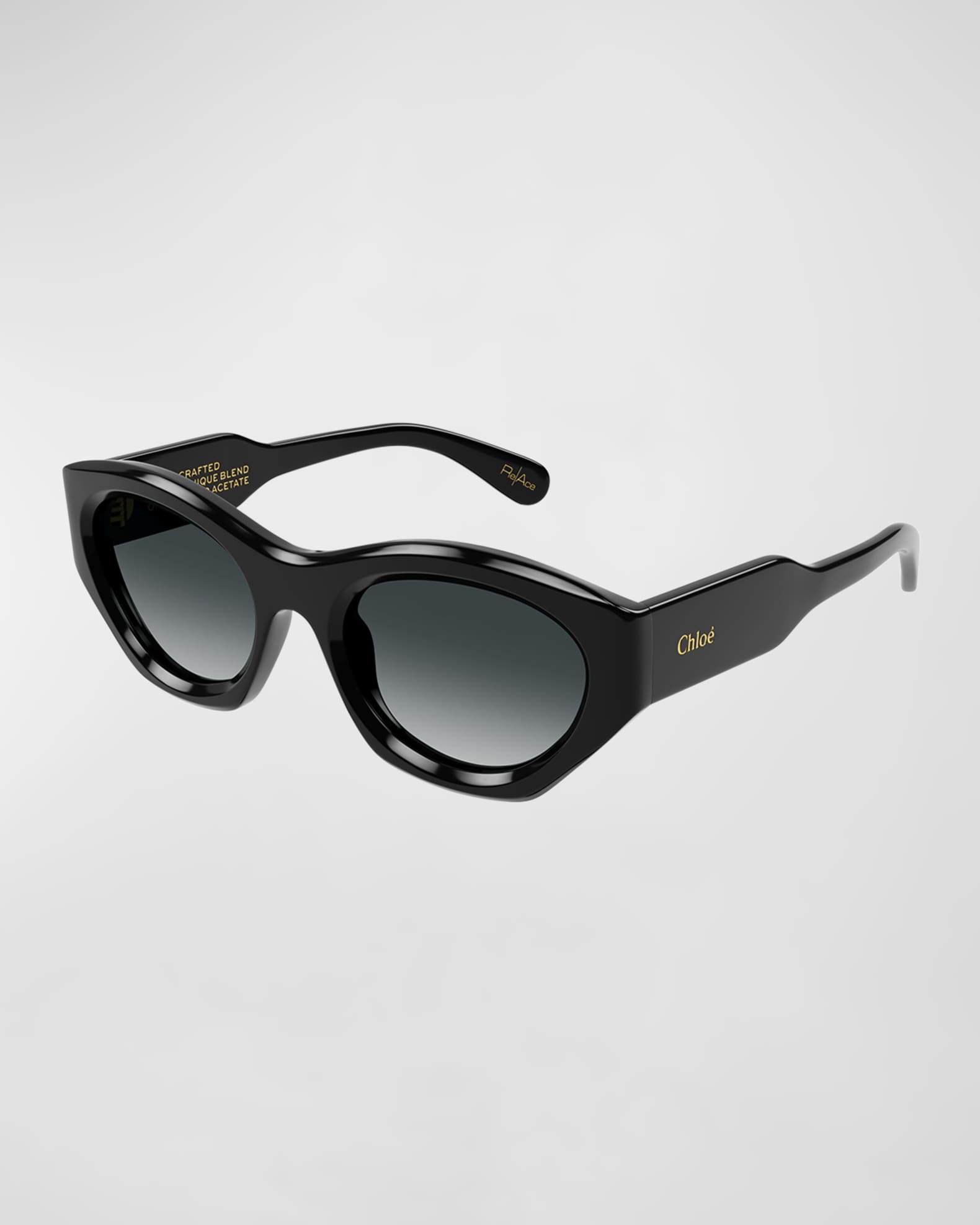 Logo Acetate Cat Eye Sunglasses Neiman Marcus