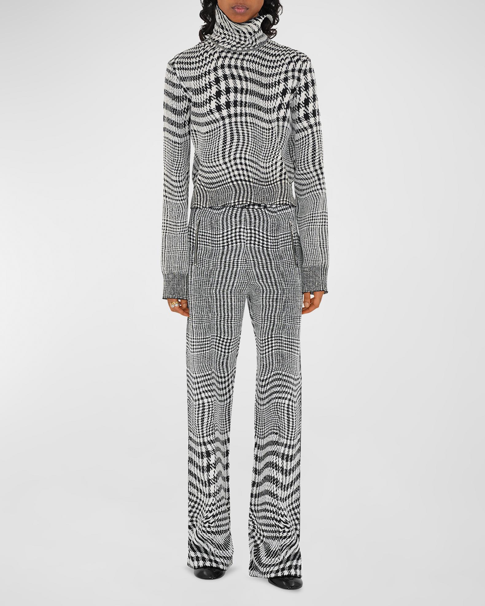 Manteau Turtleneck HOUNDSTOOTH WetSEAL - Taille Small, Très Bon État
