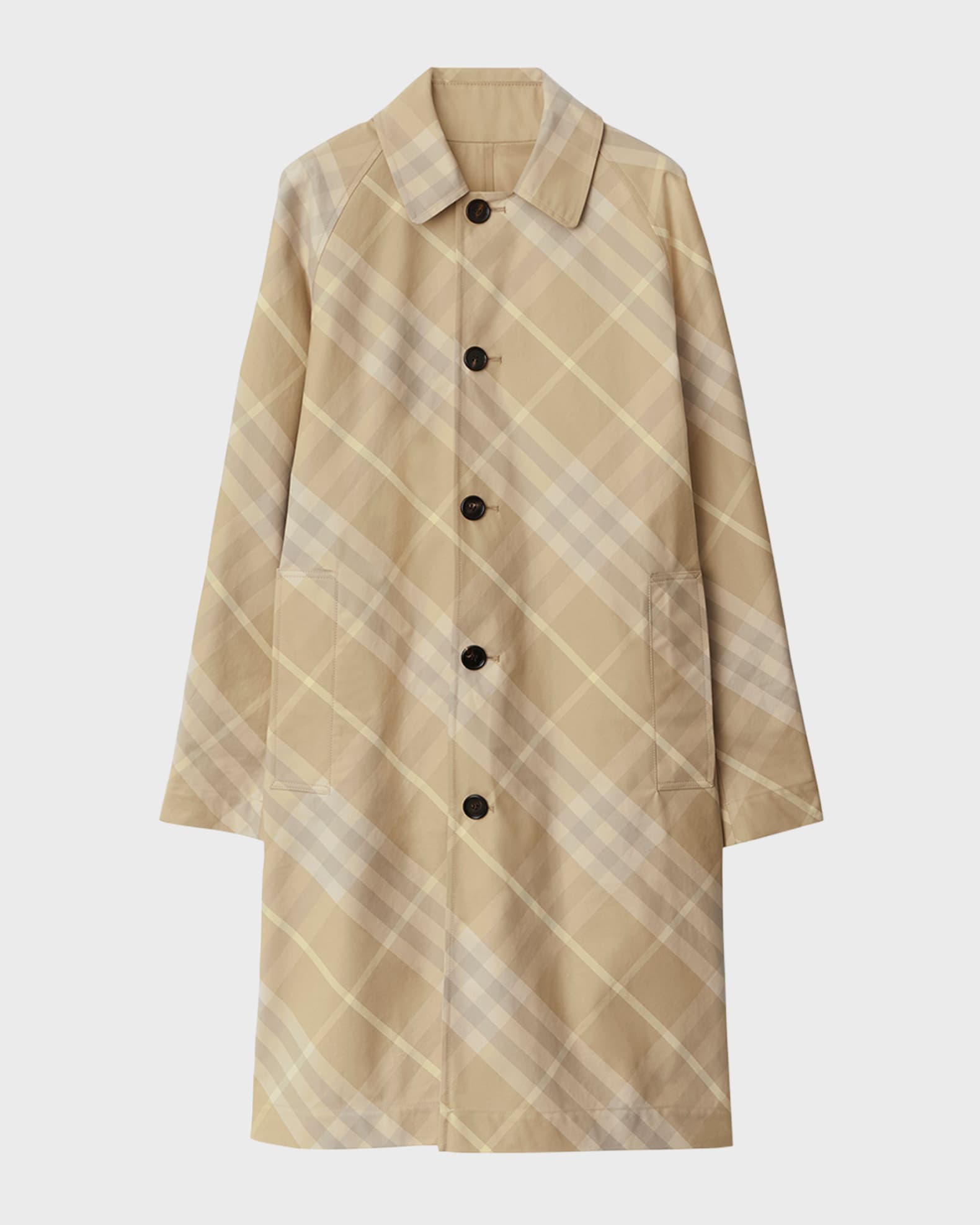 Burberry tartan trench coat cheap