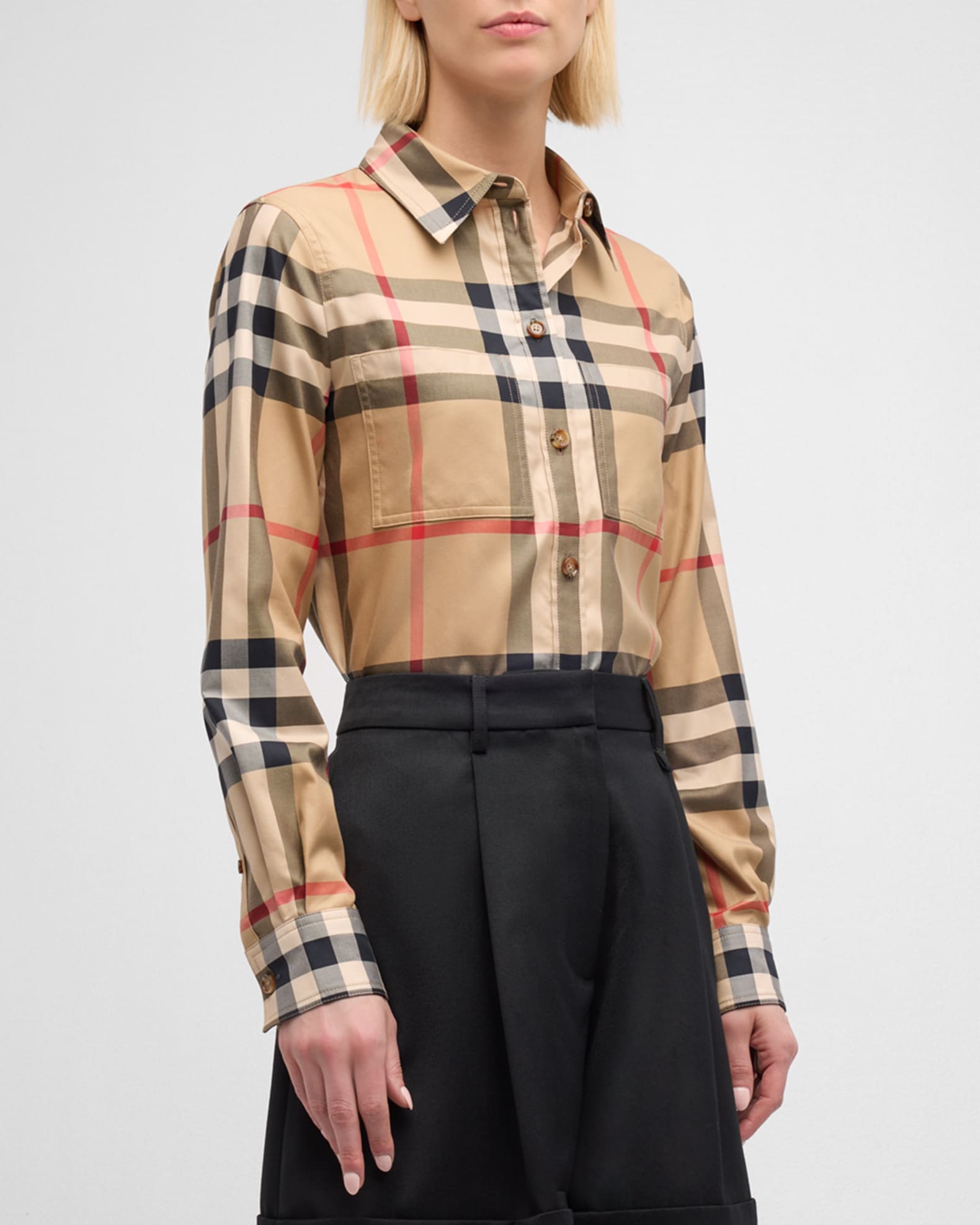 Nivi Check Collared Shirt