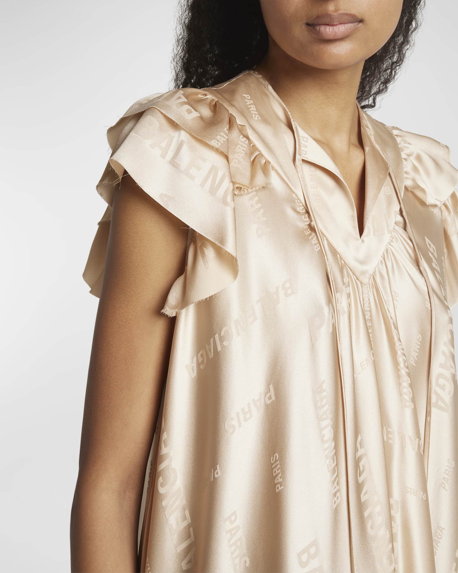 【送料&関税込】Balenciaga Sand Silk Blend Dress EKJ247_in_m.jpg