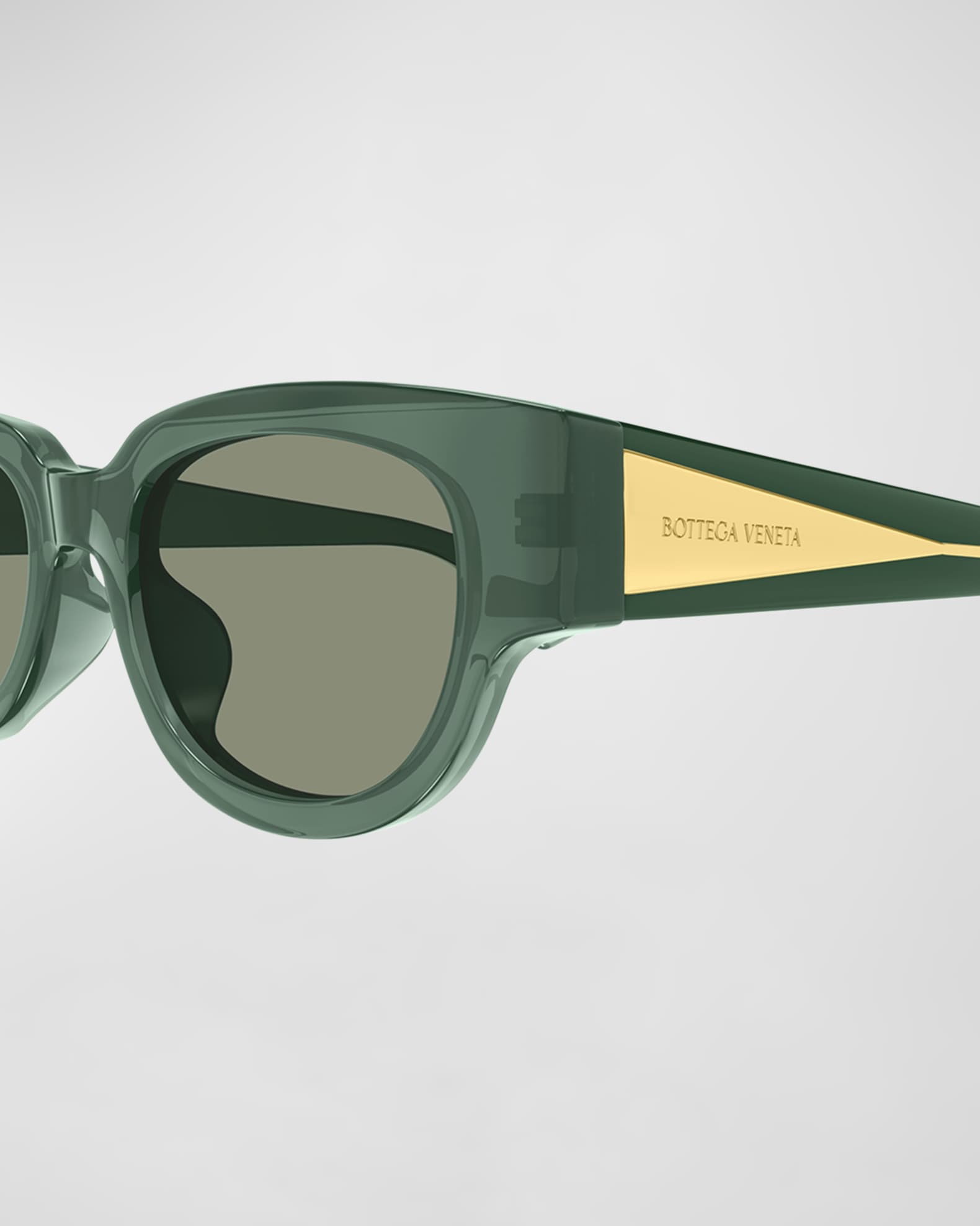 Engraved Logo Acetate Cat-Eye Sunglasses  1