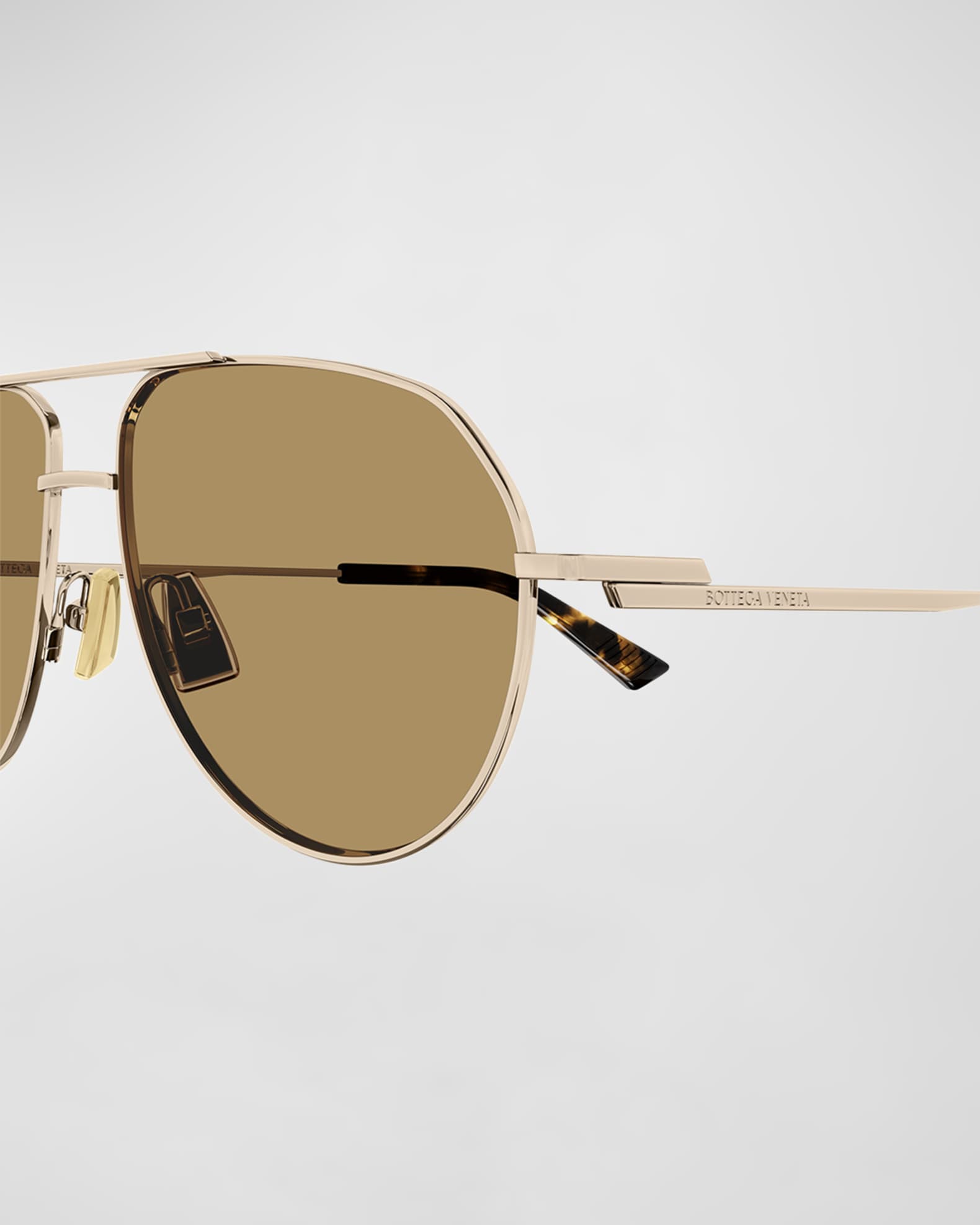 Men's Double-Bridge Metal Aviator Sunglasses 1