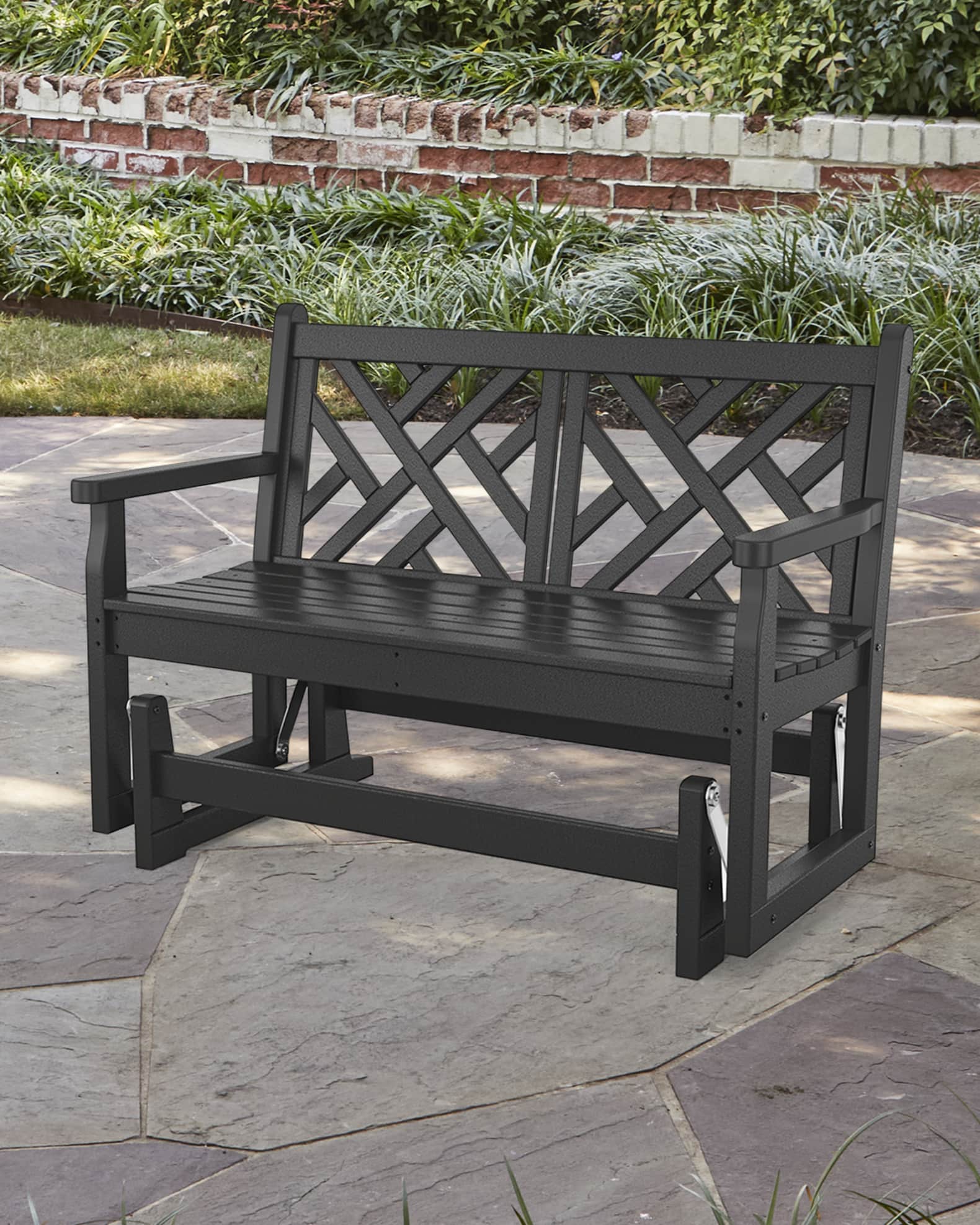 POLYWOOD Chippendale 48" Outdoor Glider