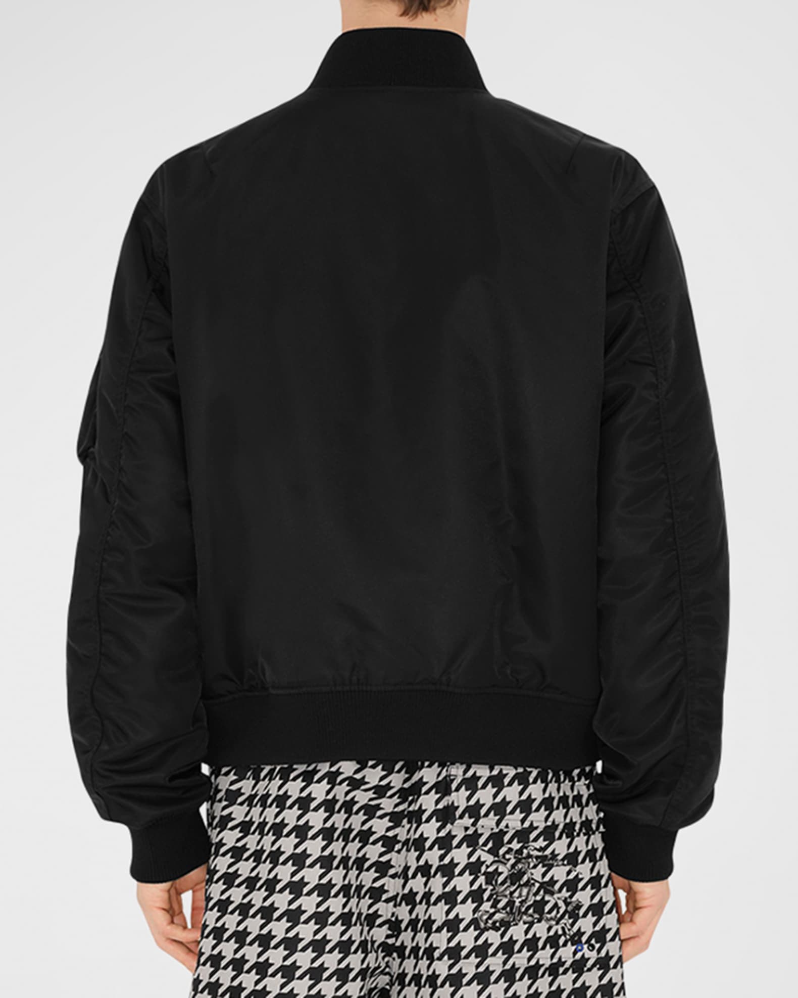 Burberry Men's Nylon Bomber Jacket | Neiman Marcus