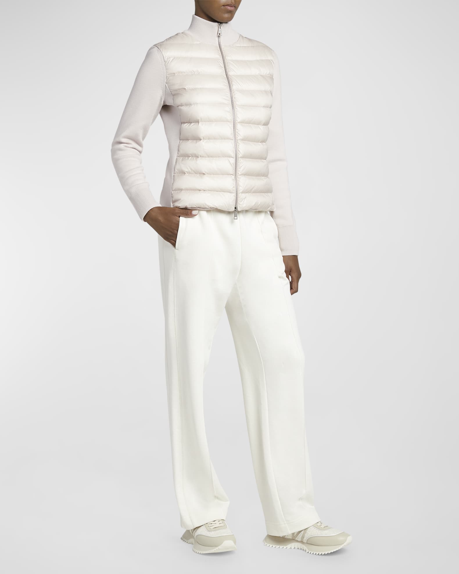 Hybrid Puffer Cardigan 1