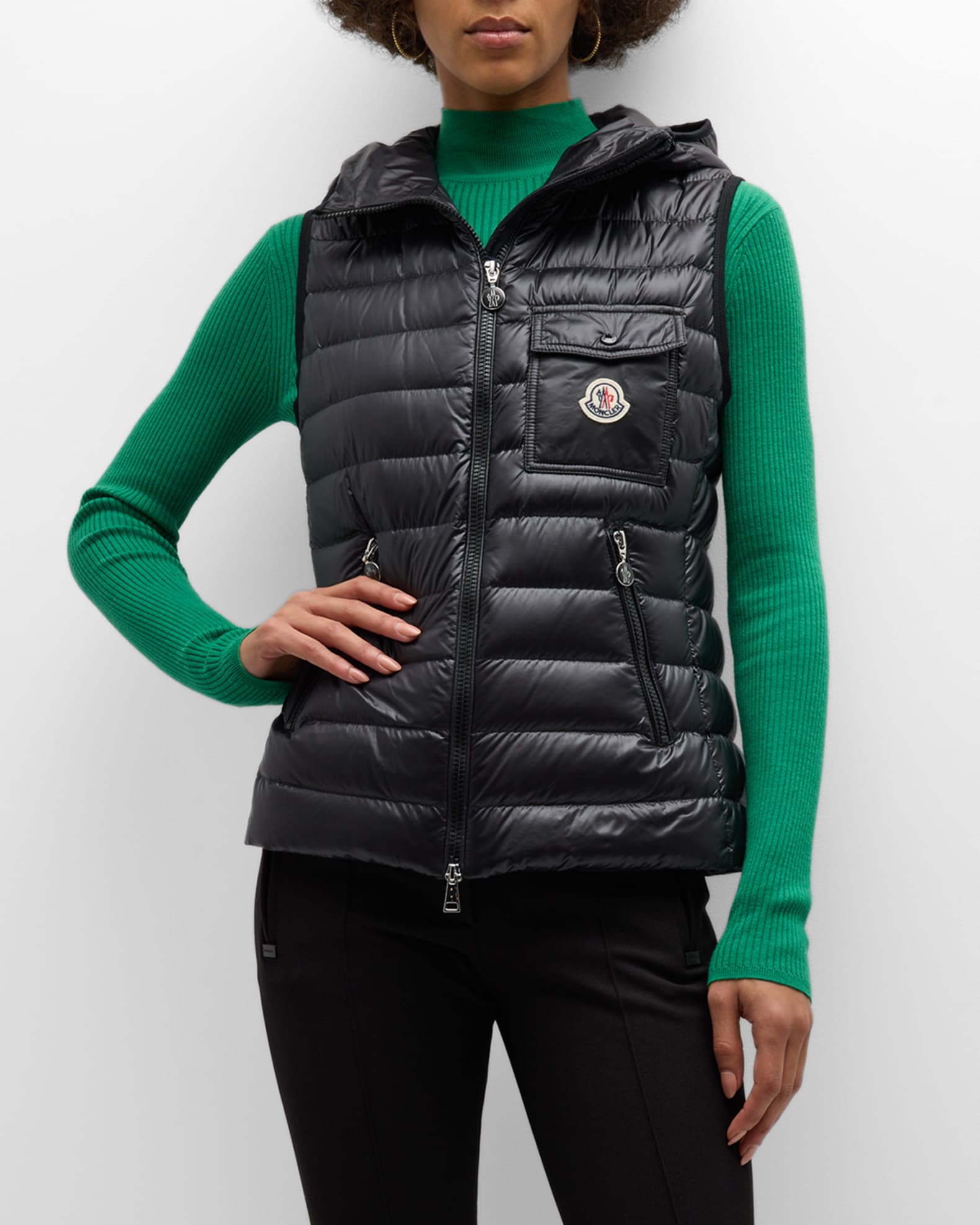 Glygos Hooded Puffer Vest