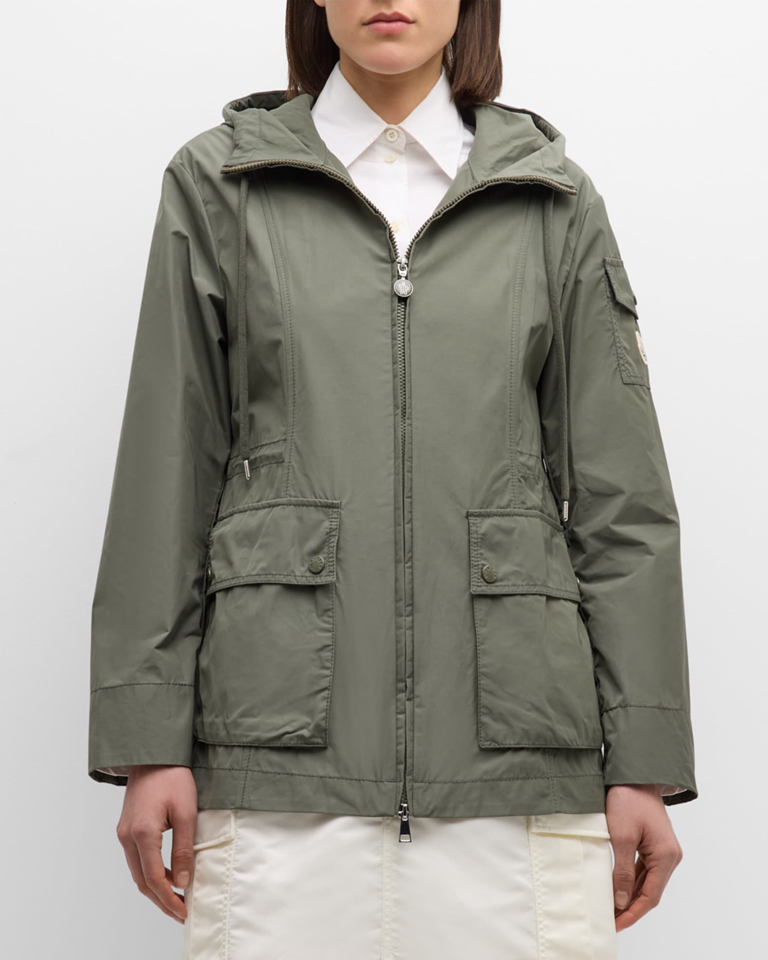 Moncler Leandro Short Parka Jacket | Neiman Marcus