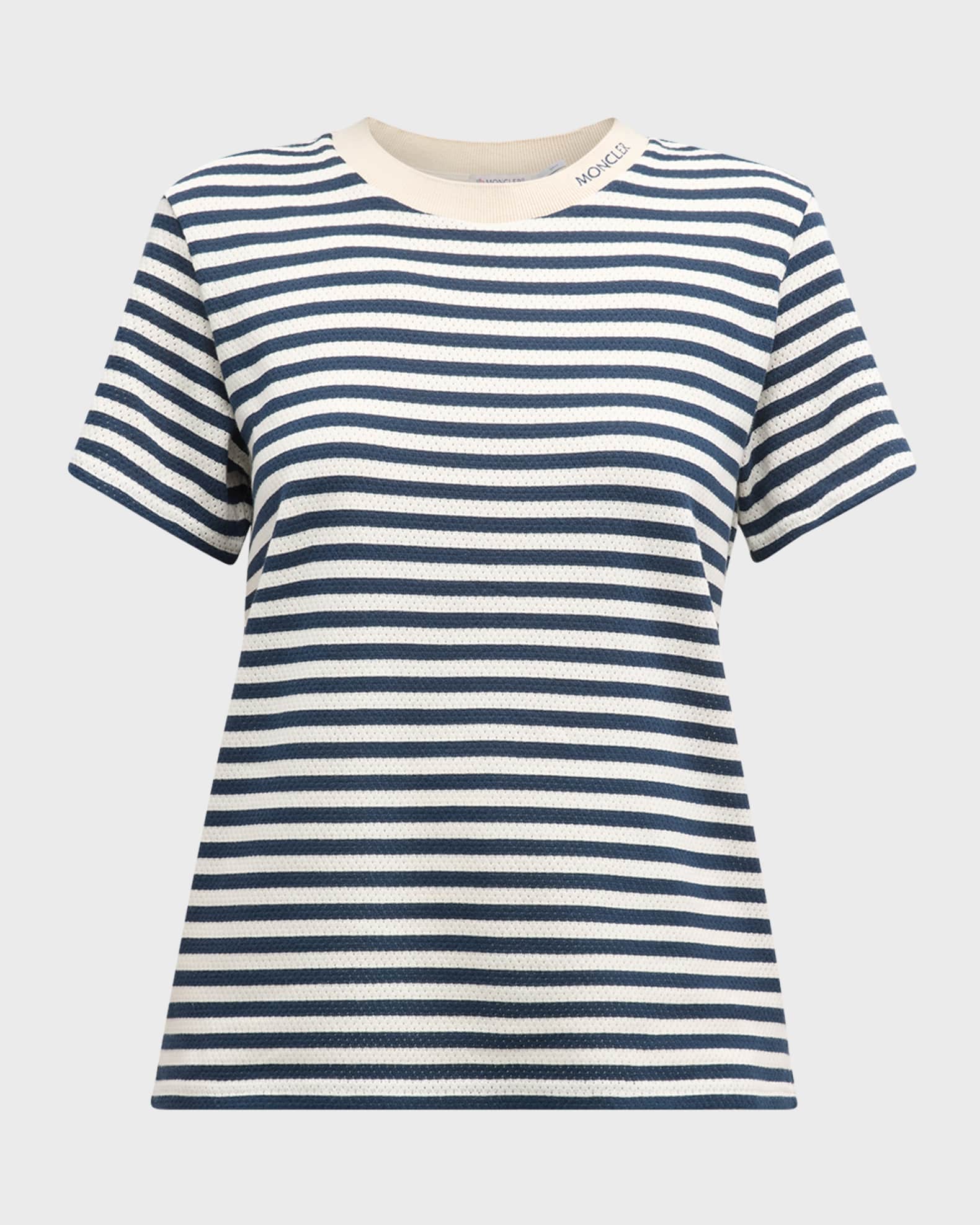 Moncler striped t shirt sales