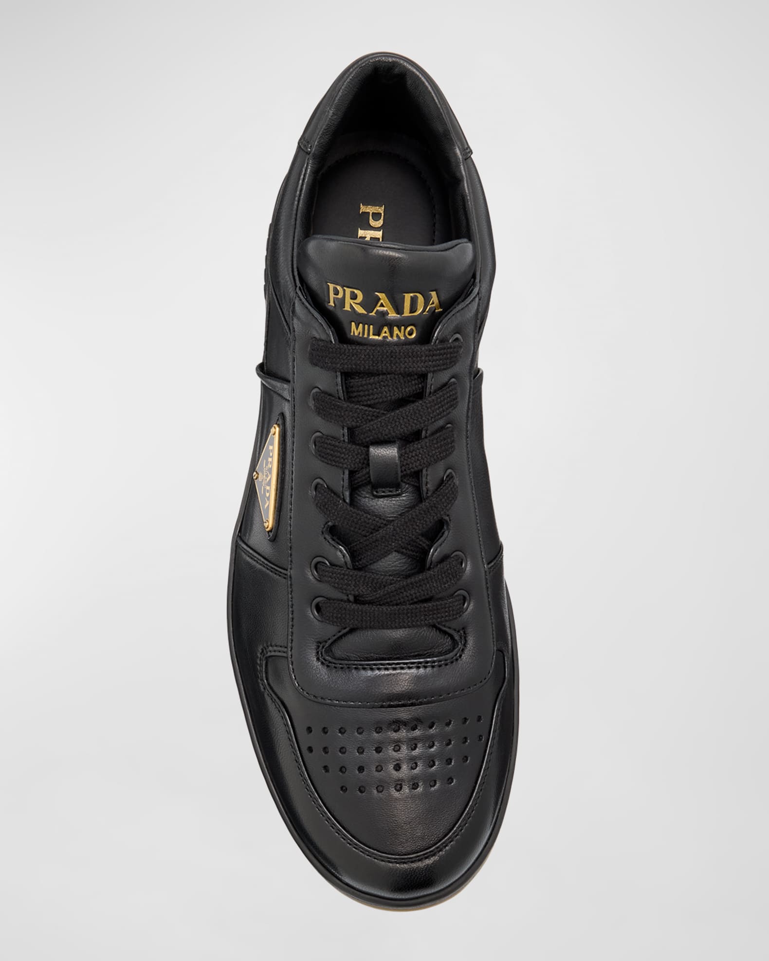スニーカー Prada Sneaker Downtown In Nappa Prada Downtown Nappa Leather Sneakers | Saks Fifth Avenue