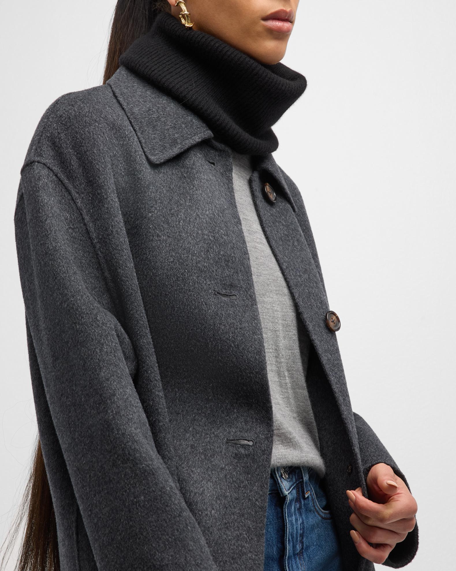 Toteme Ribbed Cashmere Neck Warmer | Neiman Marcus