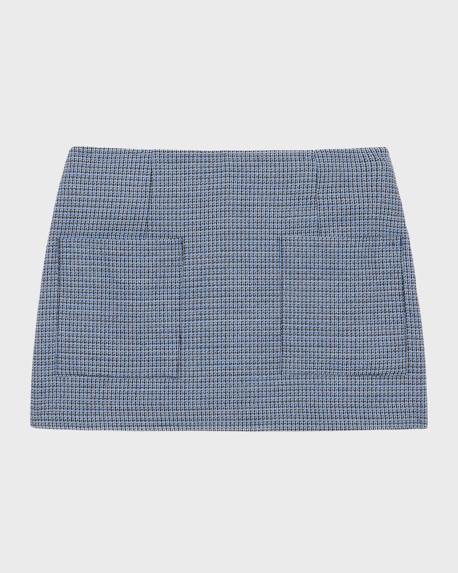 Grey plaid skirt 8x10 2025