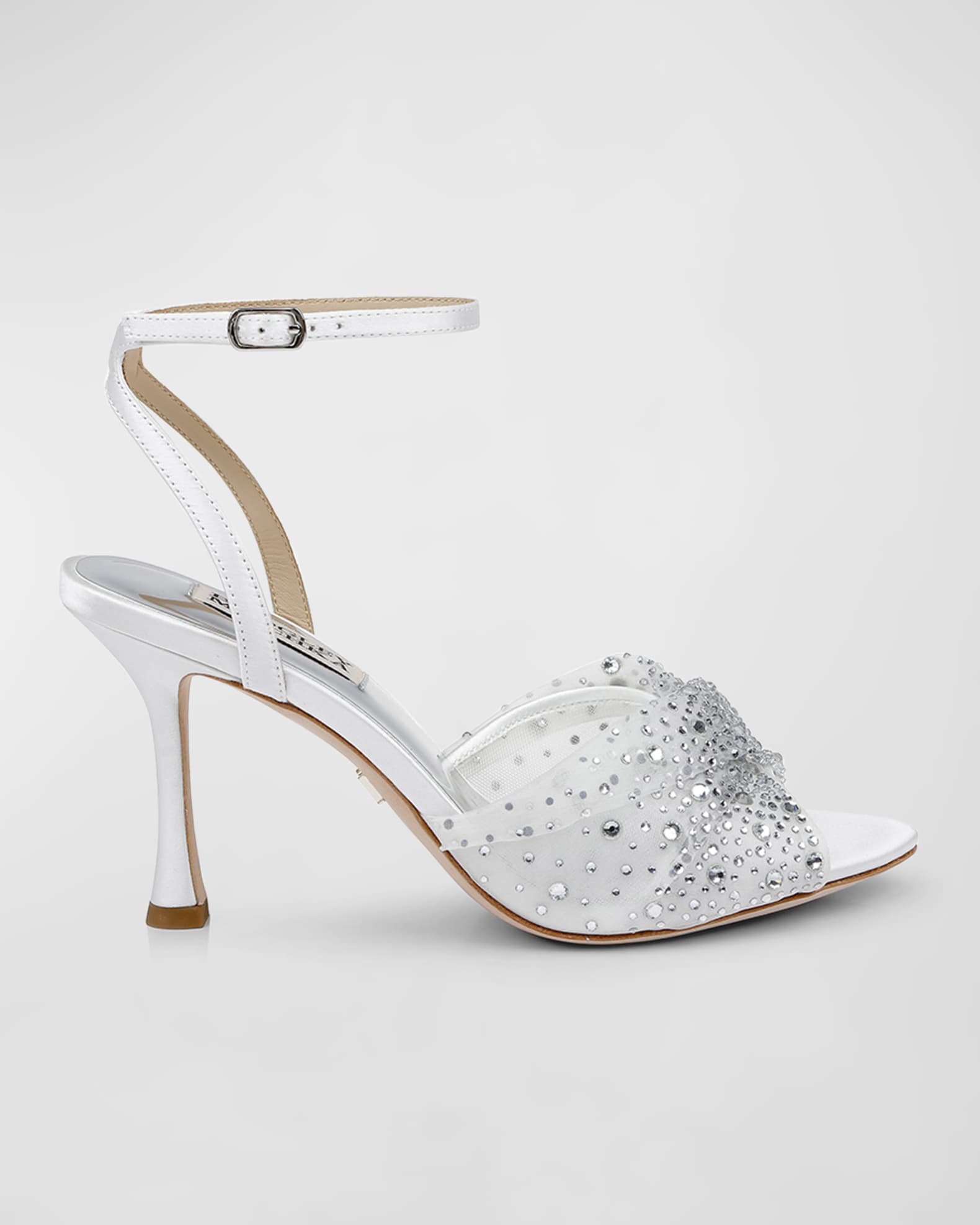 Badgley mischka zoe crystal embellished 2025 sandal