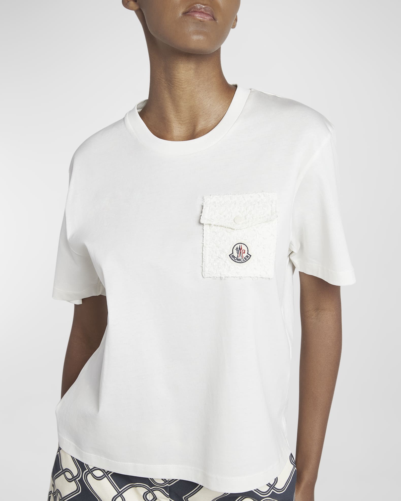 6万取引突破◆UPS速達便【MONCLER★25SS】ジャージーTシャツ MONCLER SS TSHIRT with Pocket