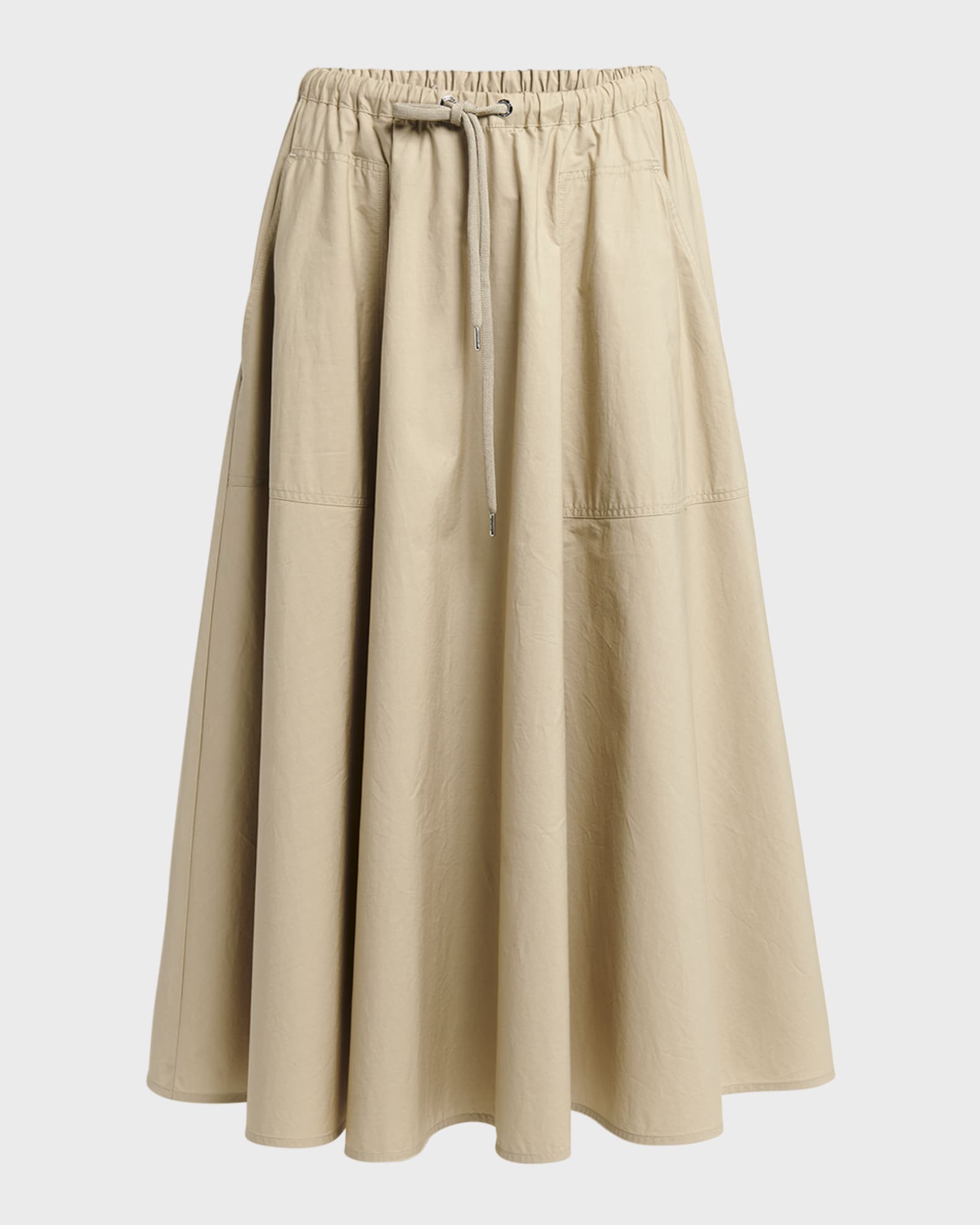 Moncler Drawstring Midi Skirt