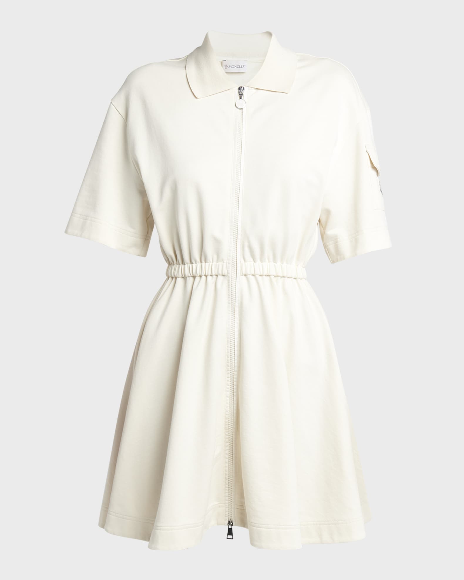 Moncler Fit-and-Flare Mini Shirtdress