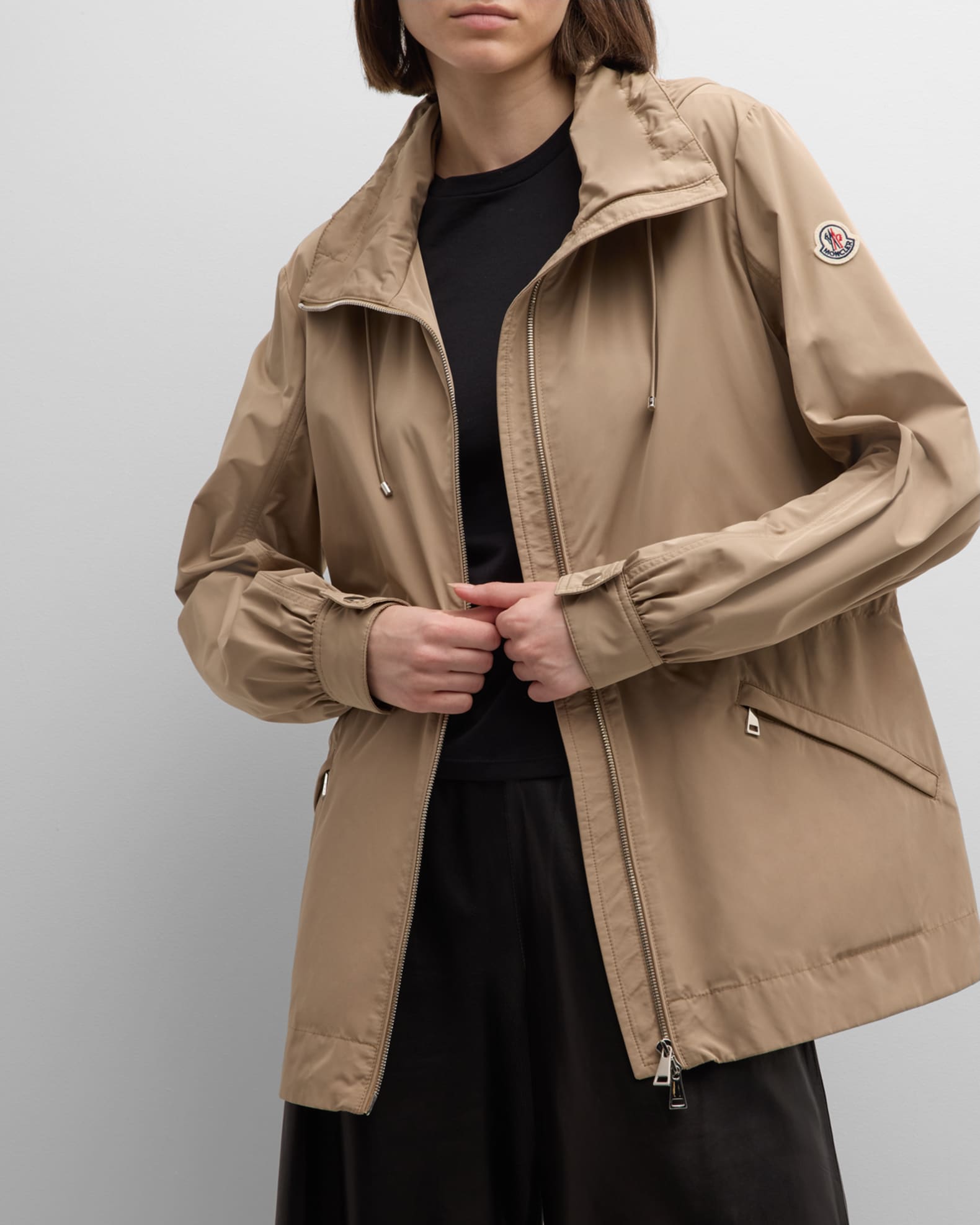 Moncler Enet Short Parka Jacket | Neiman Marcus