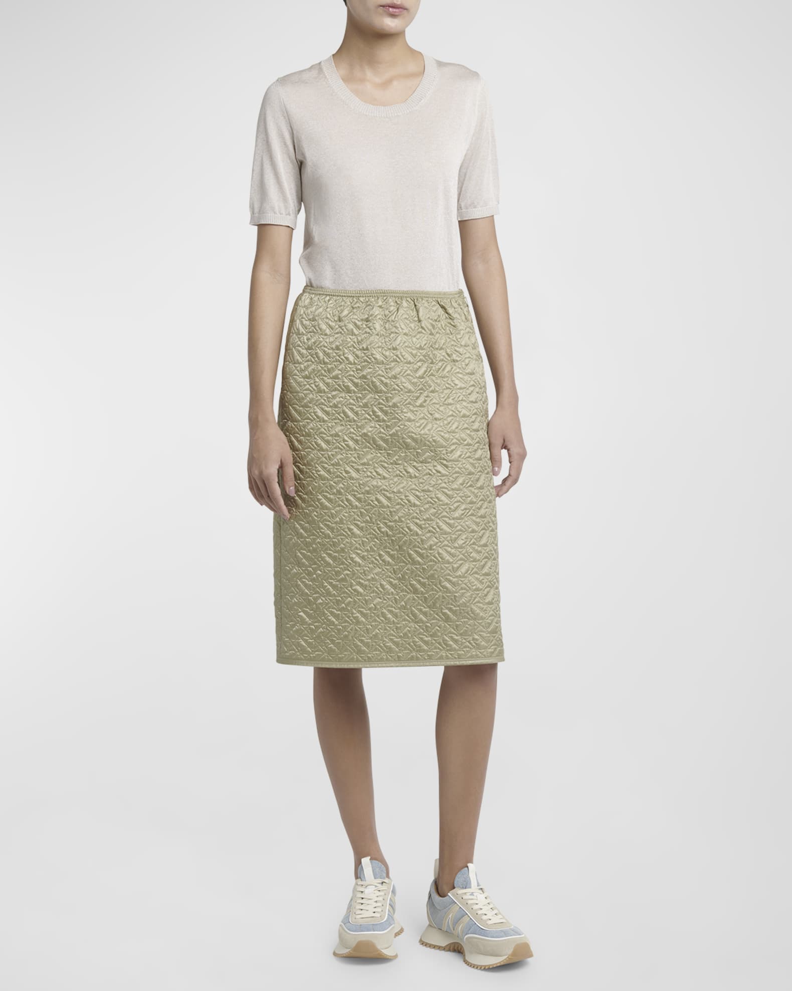 Midi pencil skirt quilt outlet