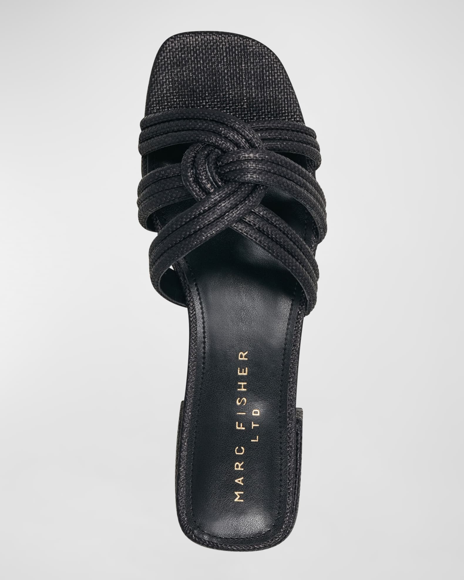 Woven Flat Slide Sandals