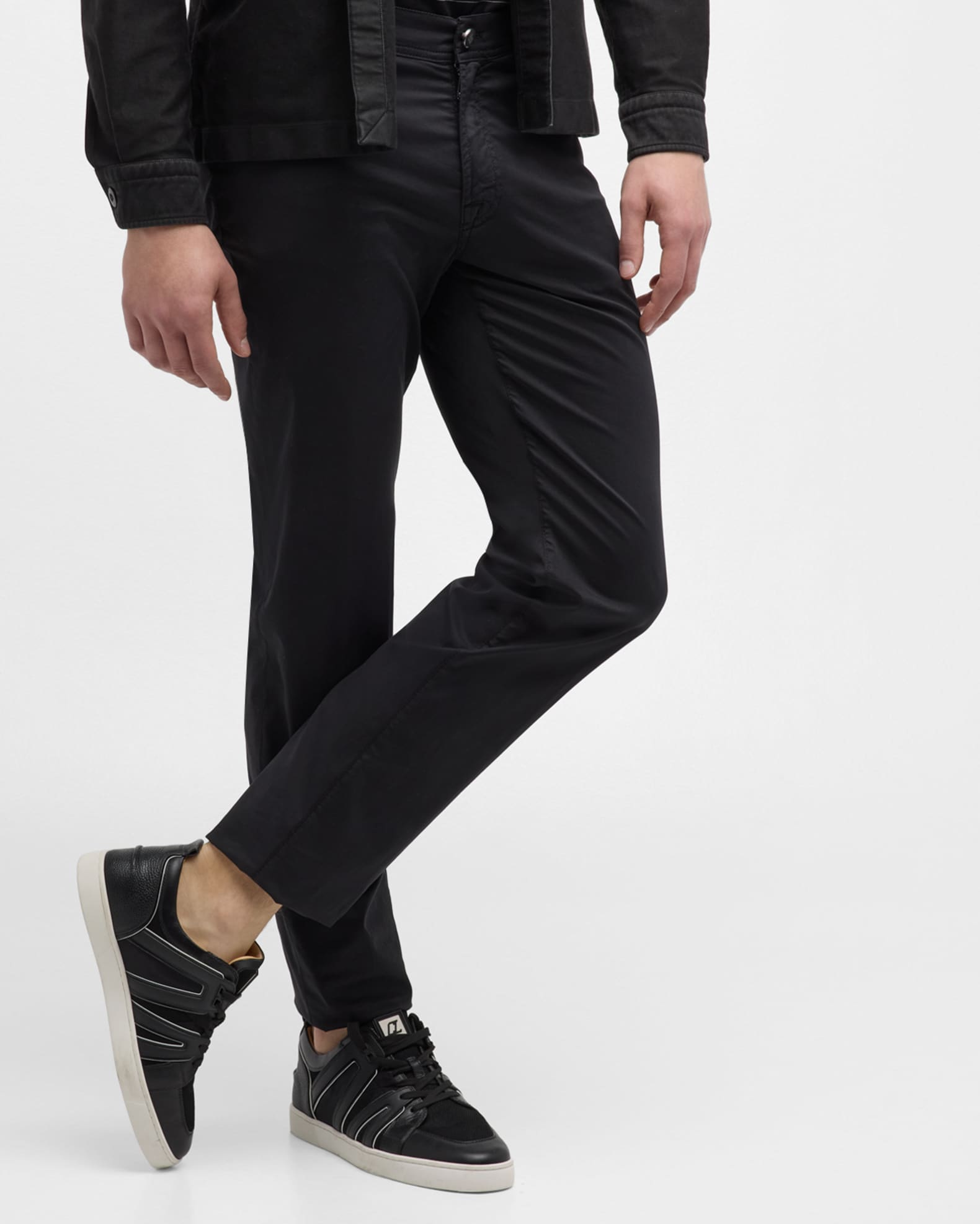 MARCO Modern Fit Black 5 Pocket Pants