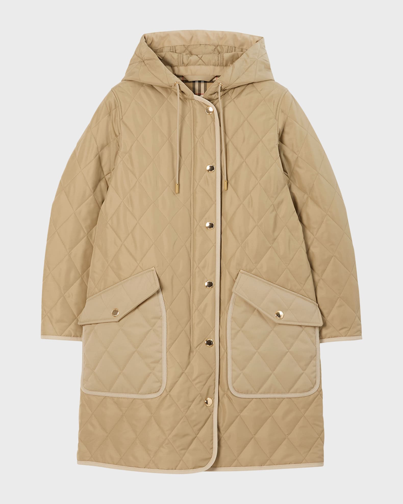 Burberry quilted jacket with hoodie shop