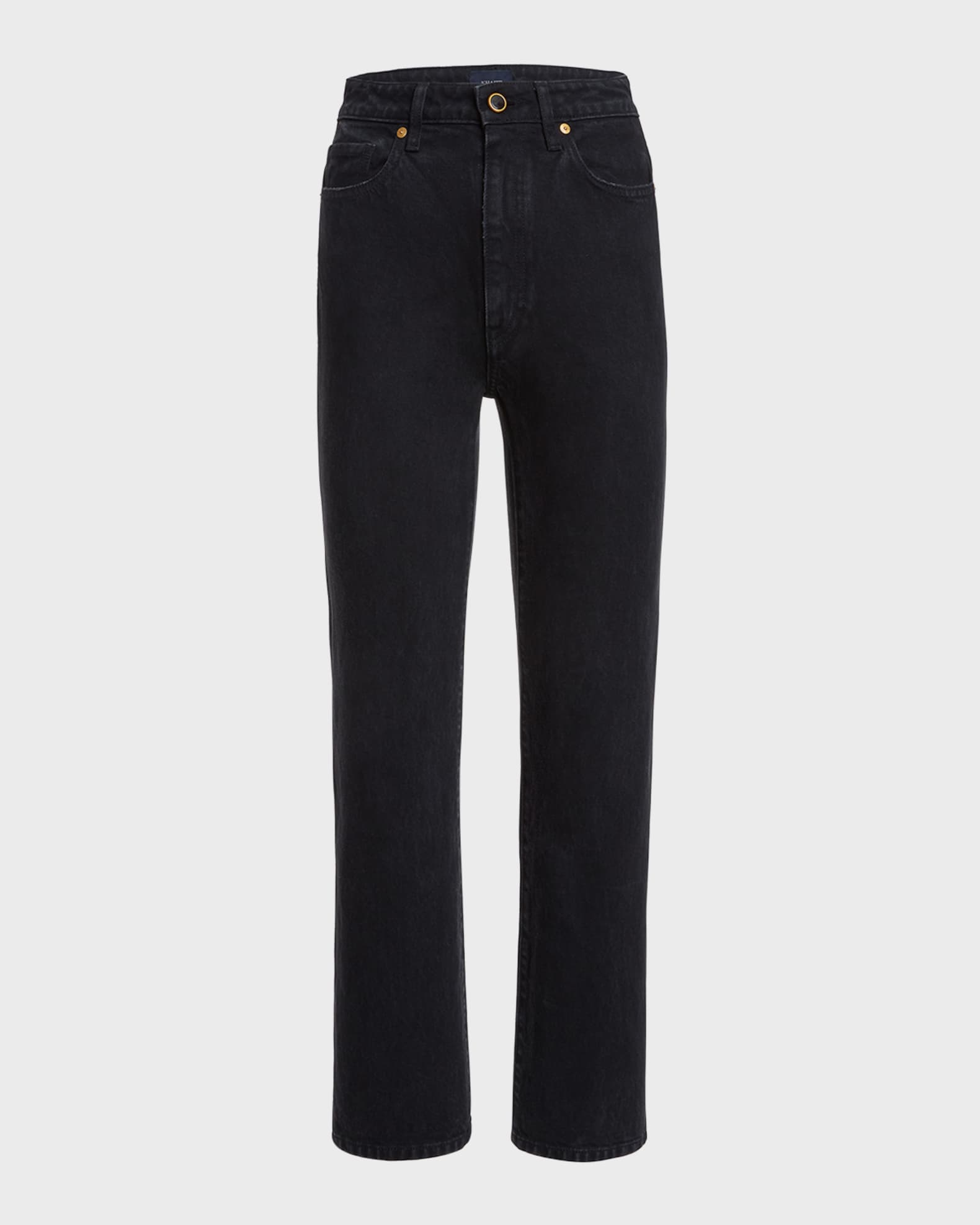 Abigail High-Rise Straight-Leg Ankle Jeans 0