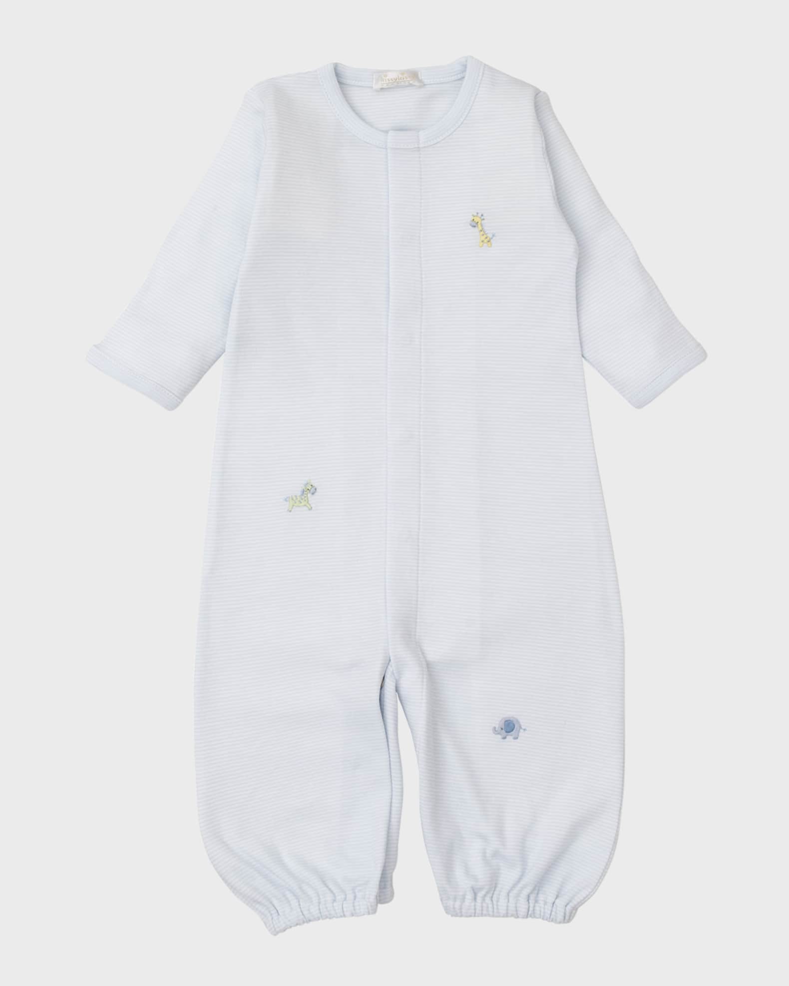 Kissy Kissy Boy's SCE Jungle Friends HandEmbroidered Convertible Gown