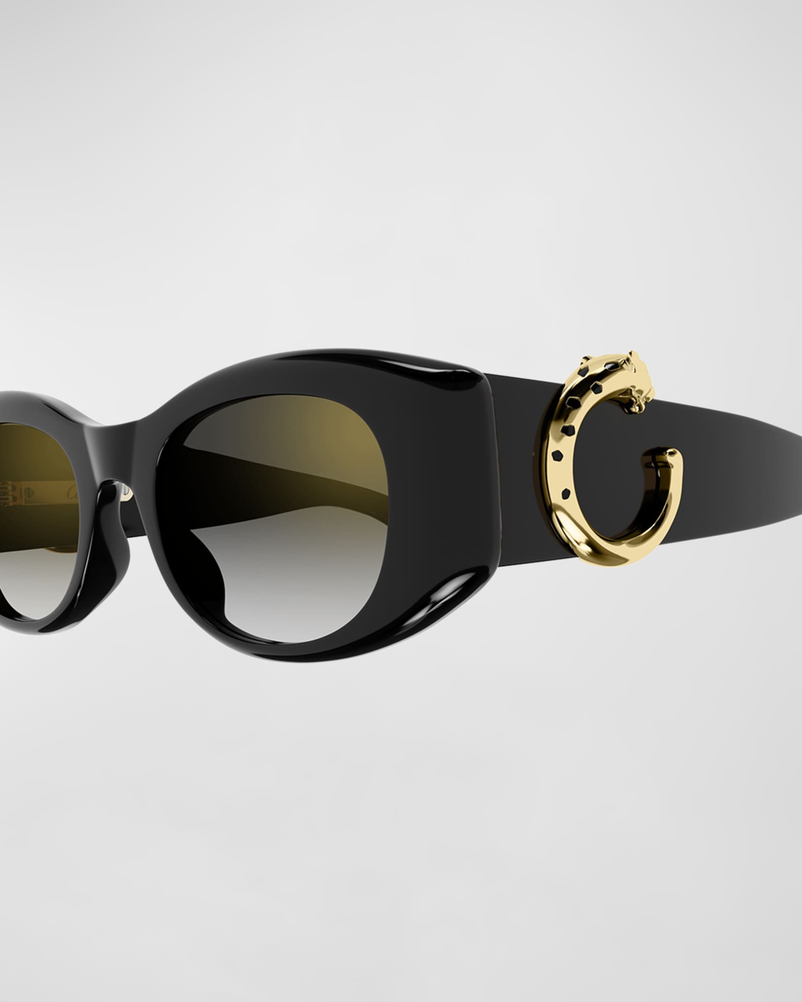 Panther C-Logo Acetate Cat-Eye Sunglasses  1