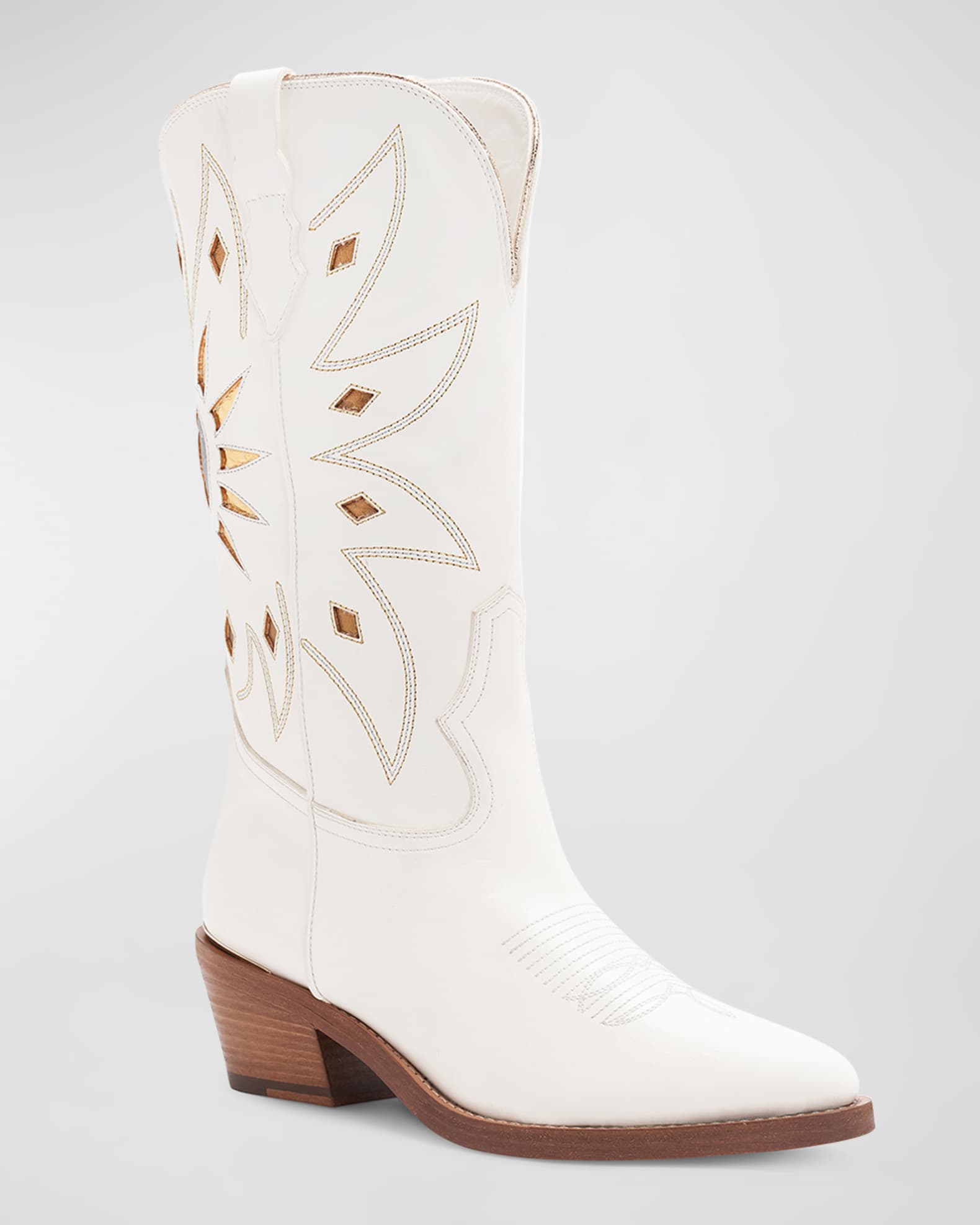 Neiman marcus white boots hotsell