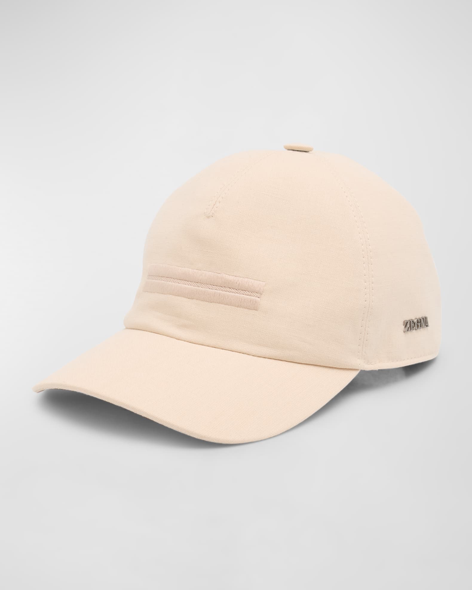 ZEGNA Men's Oasi Linen Baseball Cap