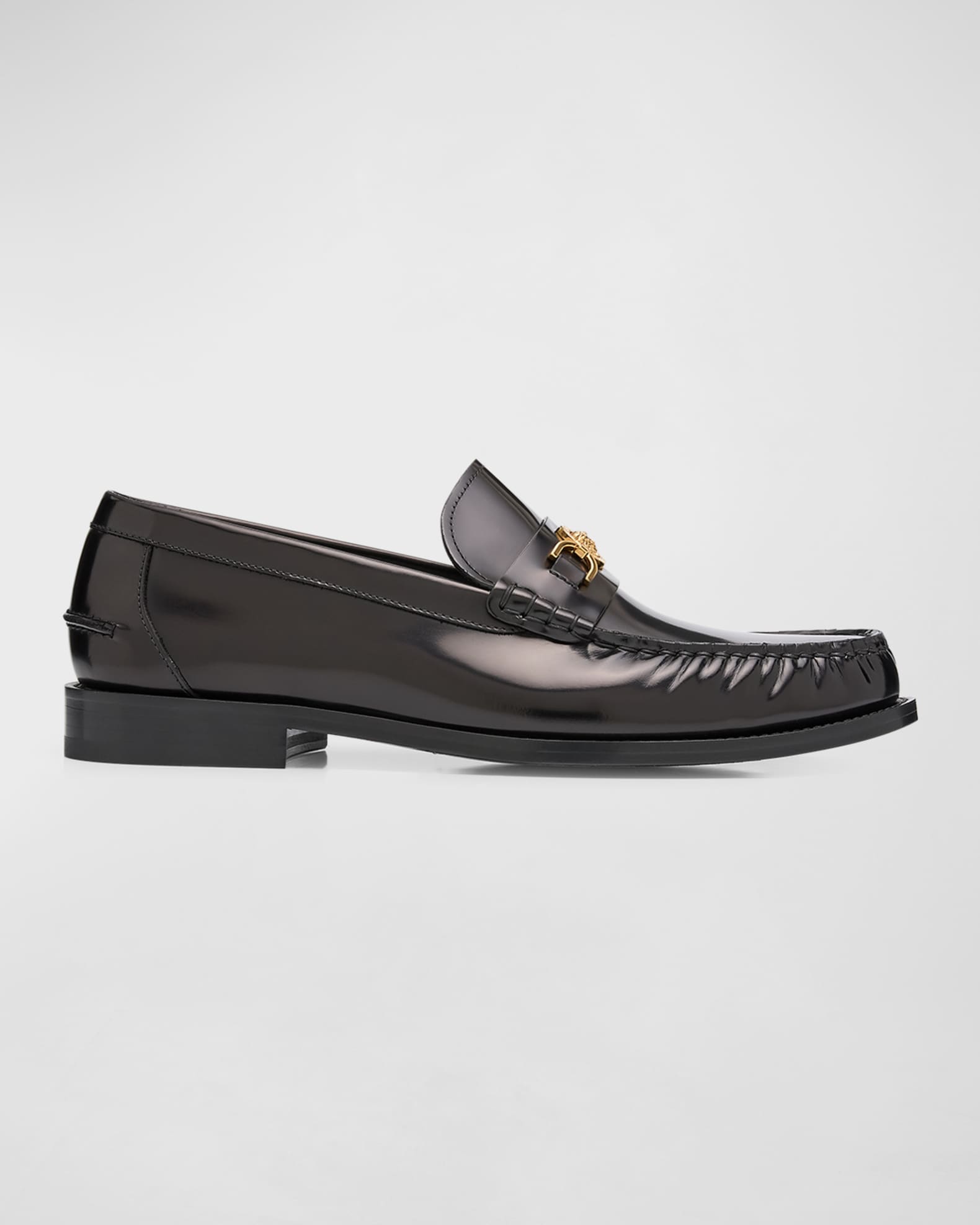 Versace penny loafers hot sale