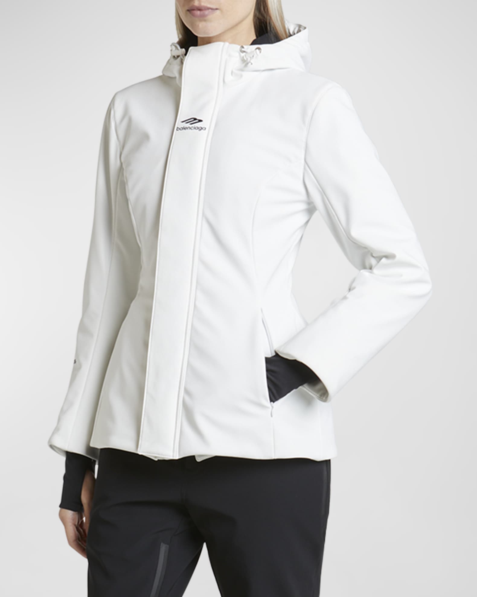 【BALENCIAGA】3b Sports Icon Ski Hourglass Parka パーカ Balenciaga 3B Sports Icon Ski Hourglass Parka | Neiman Marcus