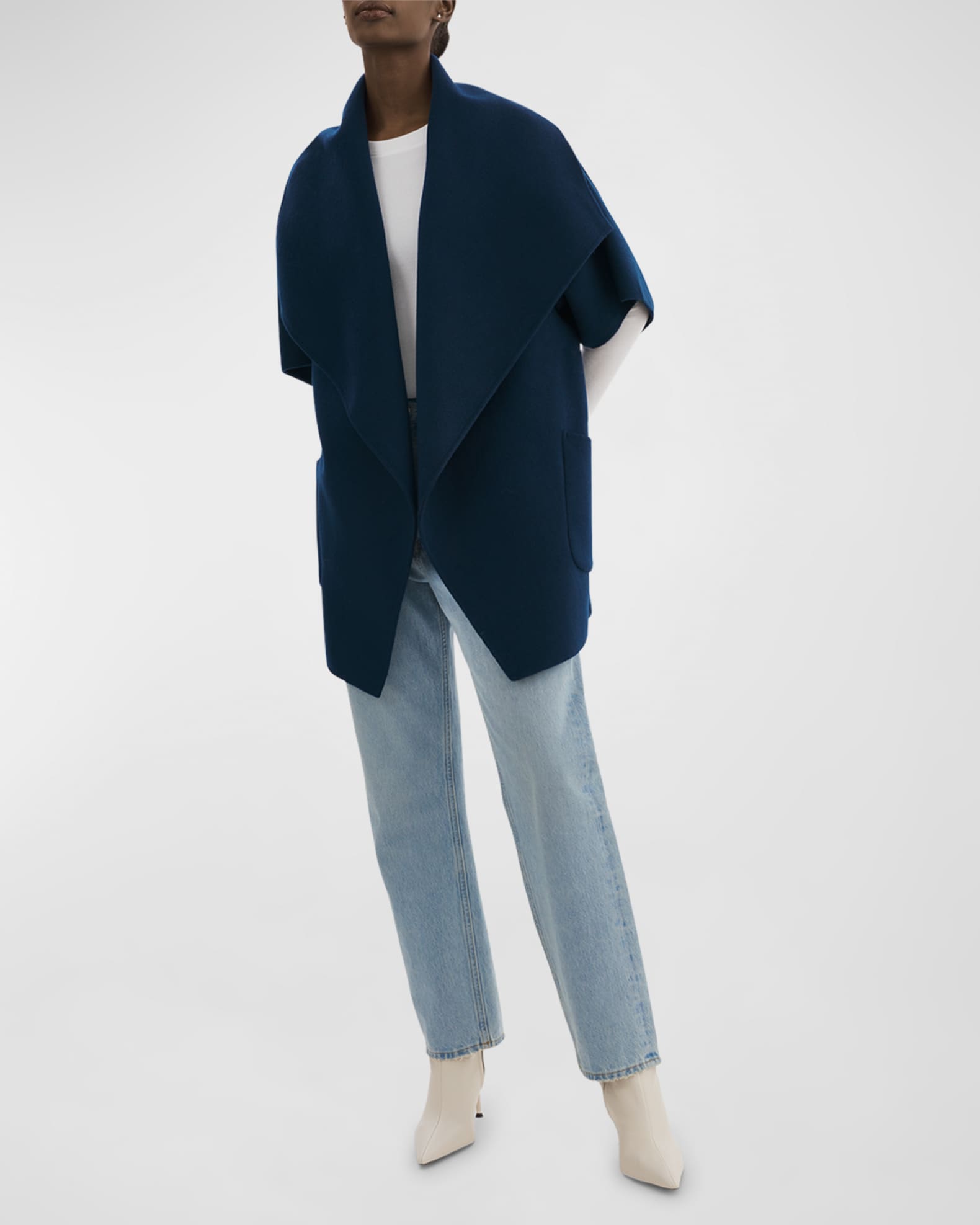 lamarque penelope double face wool coat