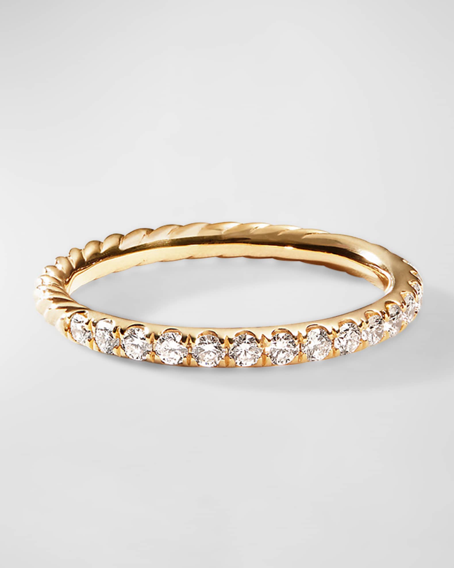 David yurman gold stackable rings top
