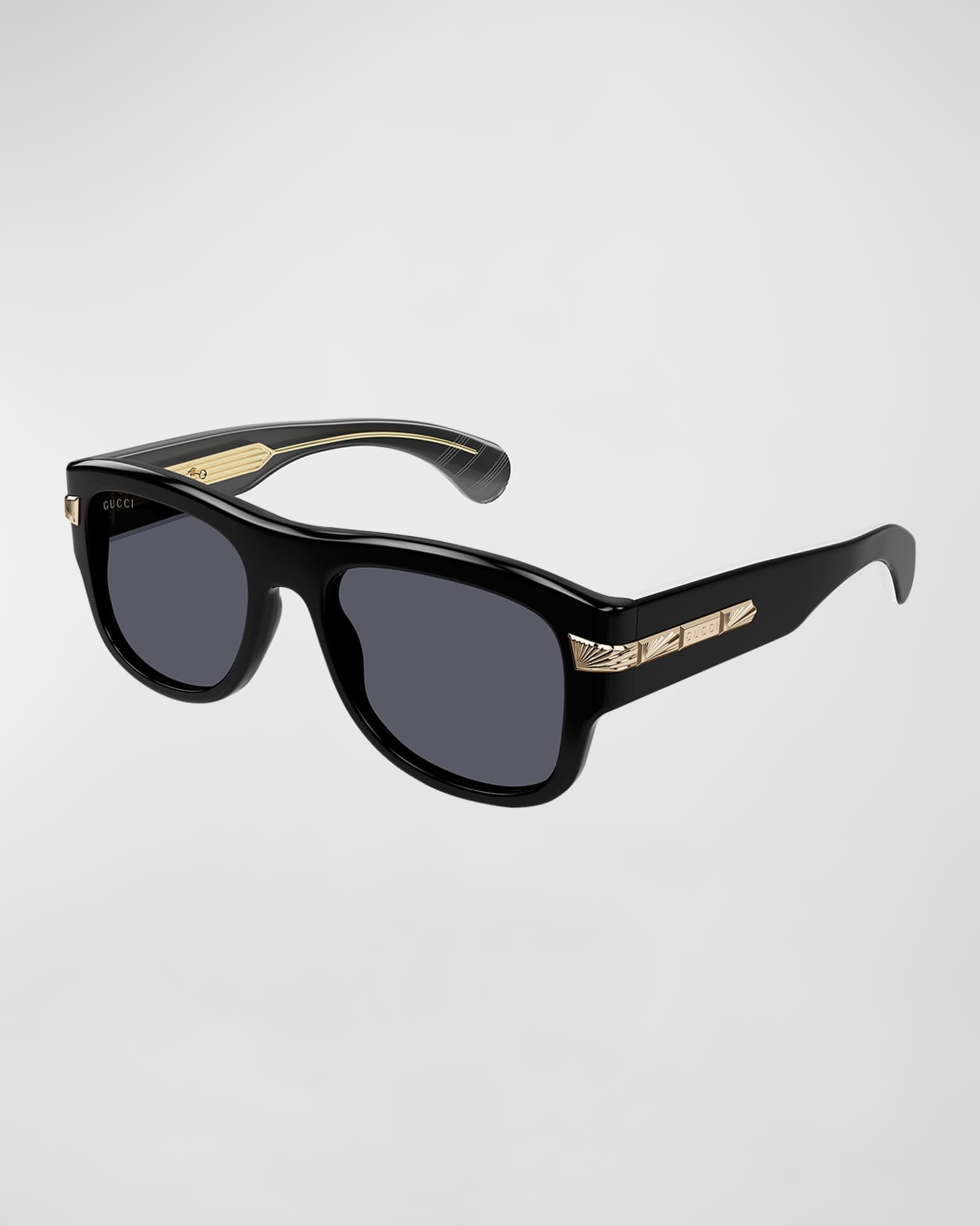 Men's Plastic Rectangle Sunglasses 0