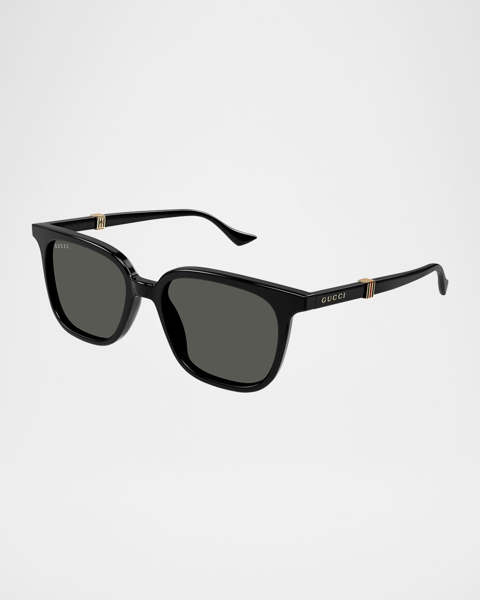 Gucci Men's Acetate Rectangle Sunglasses | Neiman Marcus