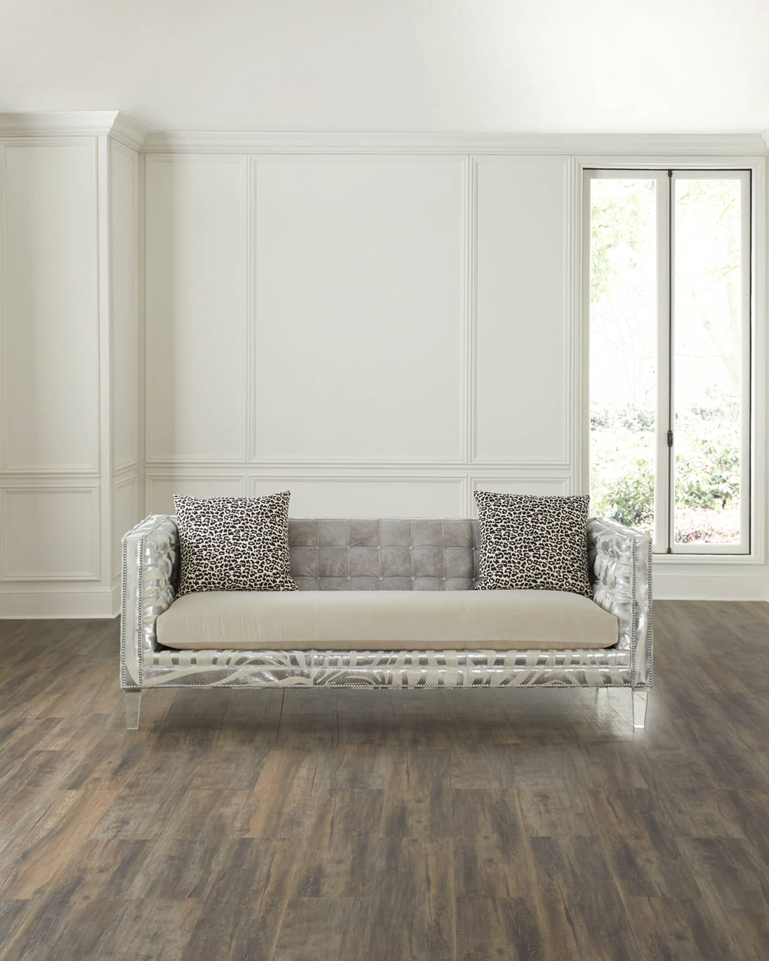 Namaya Hair-on-Hide Sofa - 90" 0