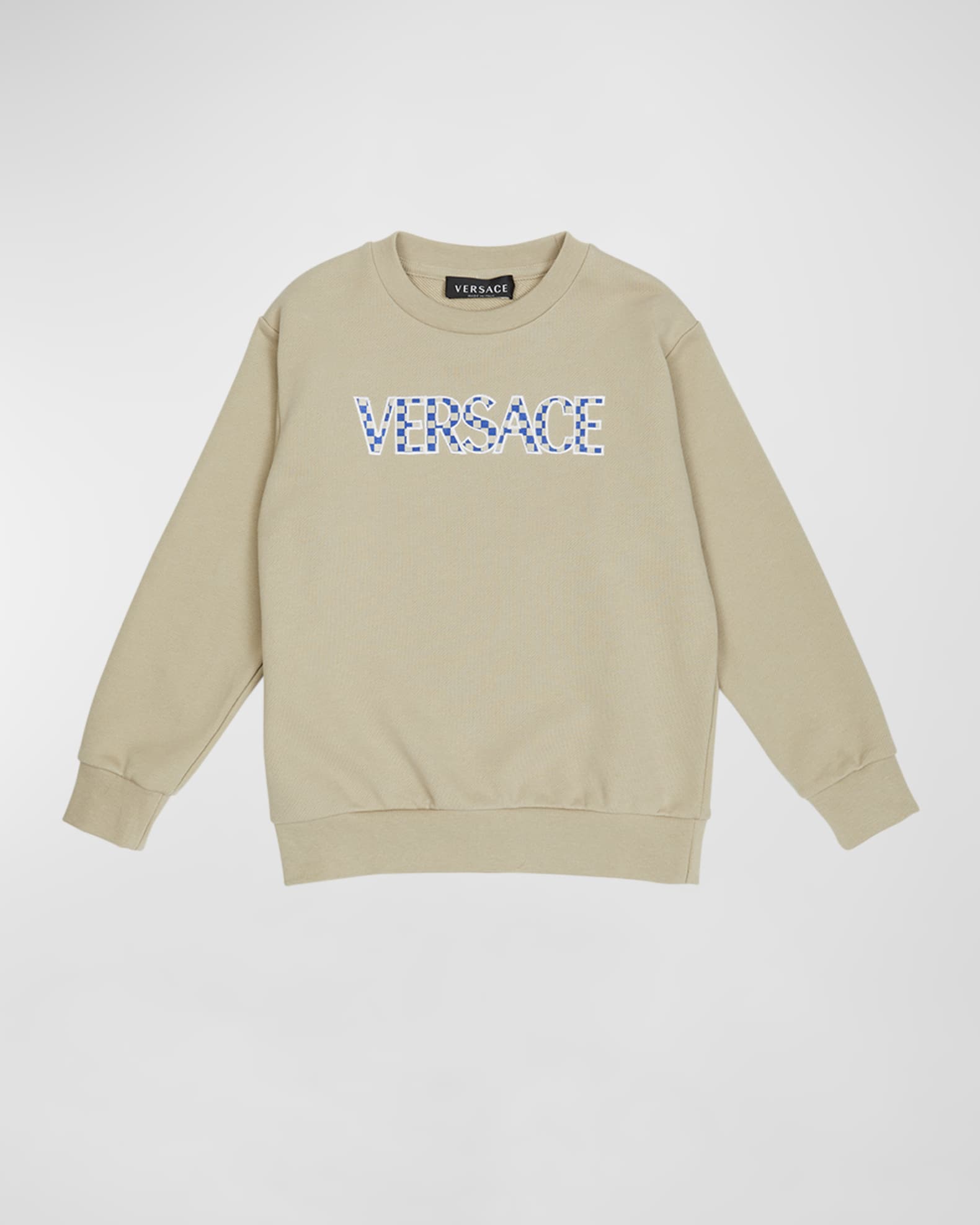 Versace logo sweatshirt deals