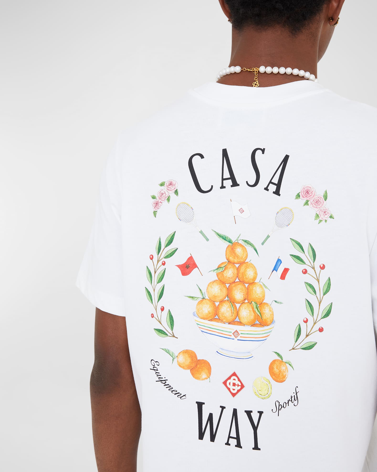 Casablanca Casa Way monogram shirt - White