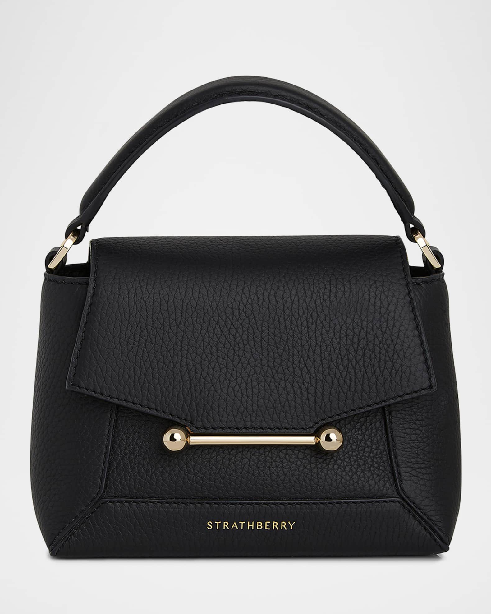 Mosaic Nano Leather Top-Handle Bag 0