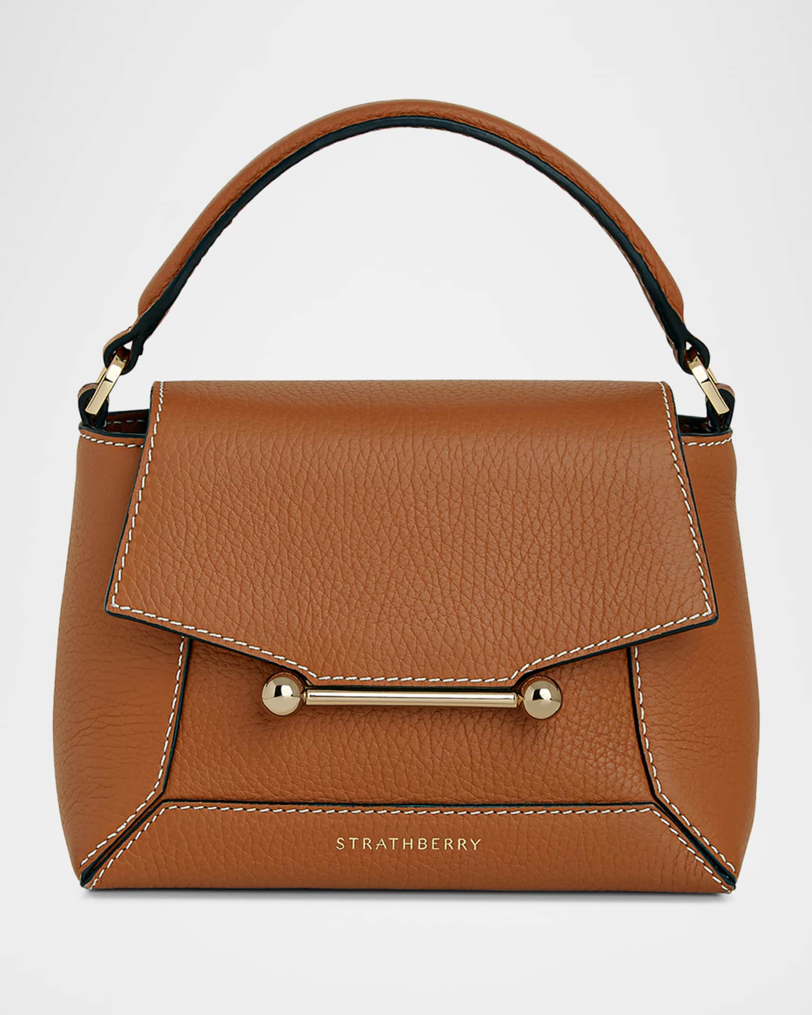STRATHBERRY Mosaic Nano Leather Top Handle Bag Neiman Marcus