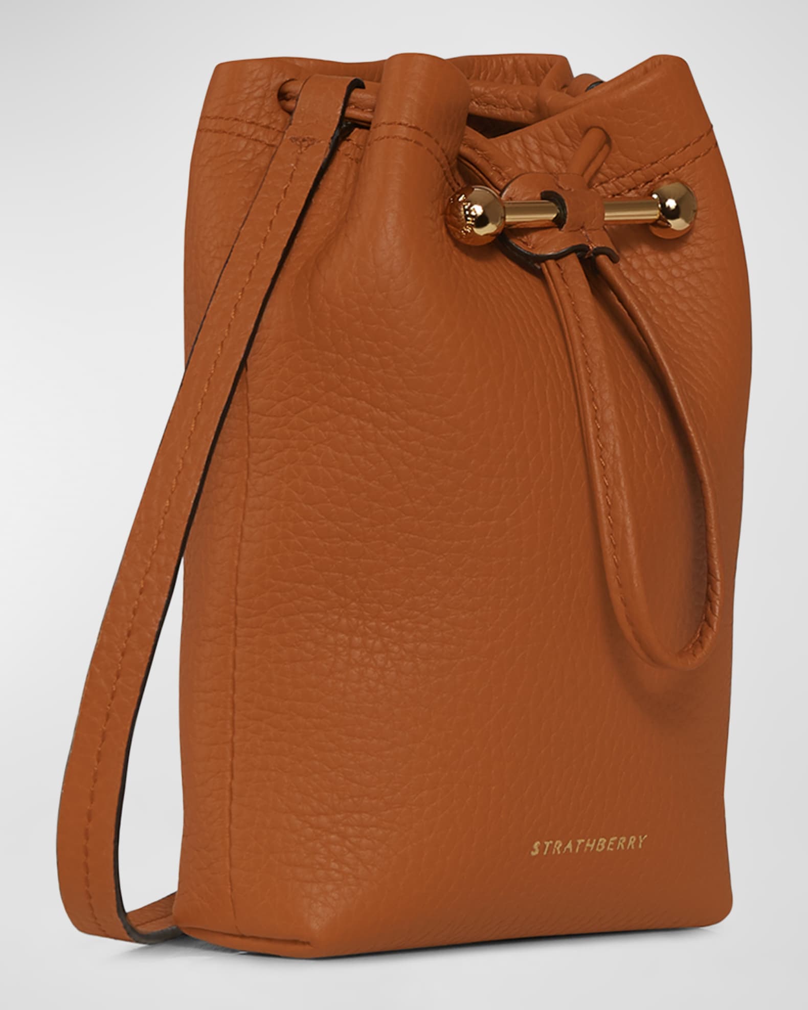 STRATHBERRY Osette Drawstring Pouch Crossbody Bag Neiman Marcus