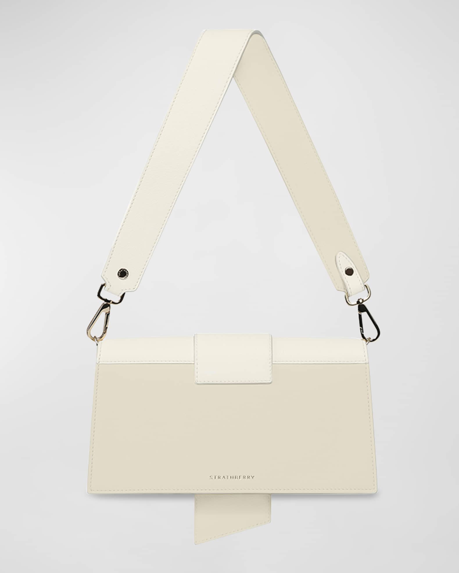 STRATHBERRY Crescent Mini Leather Shoulder Bag | Neiman Marcus