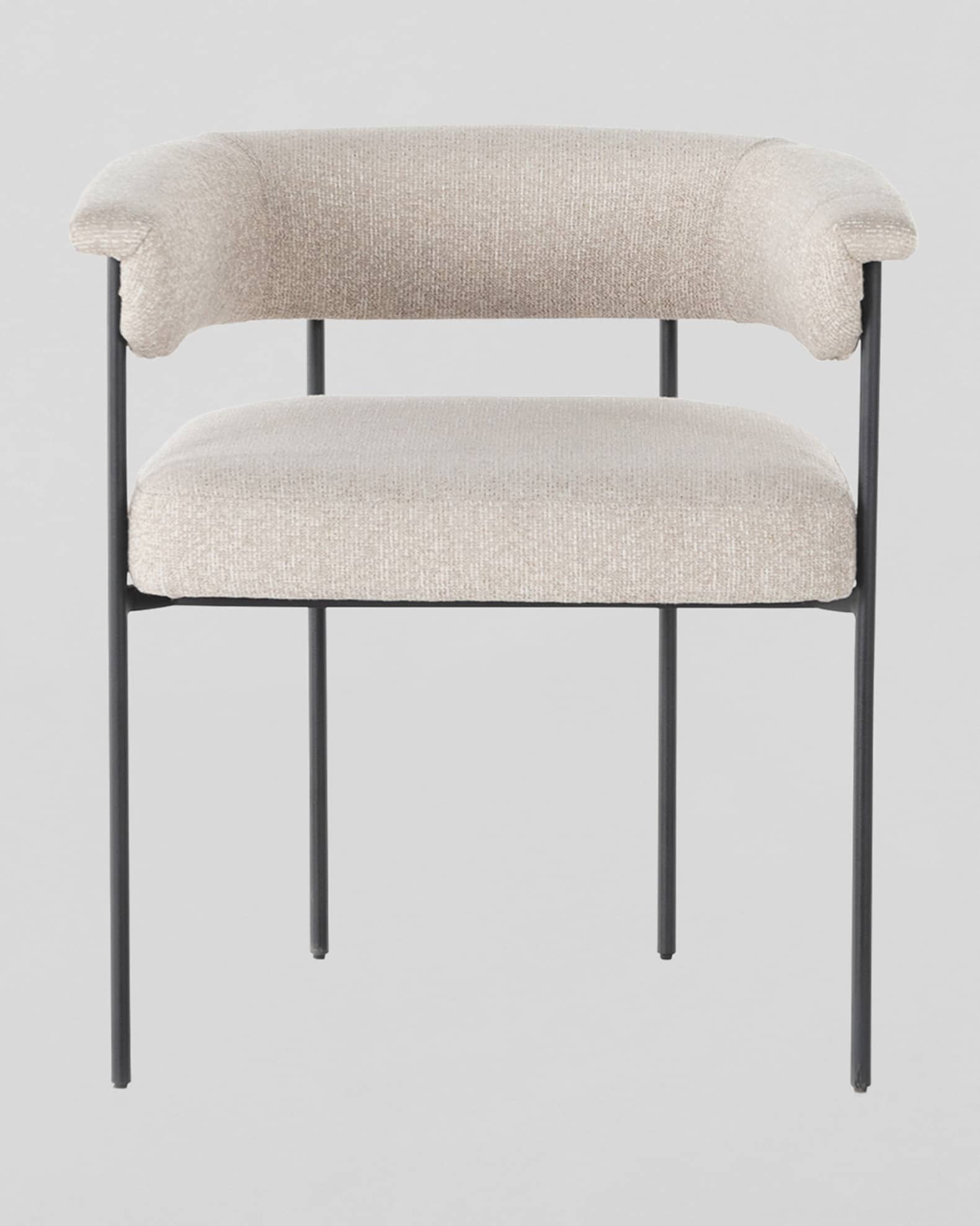 Carrie Curved Back Arm Chair 1