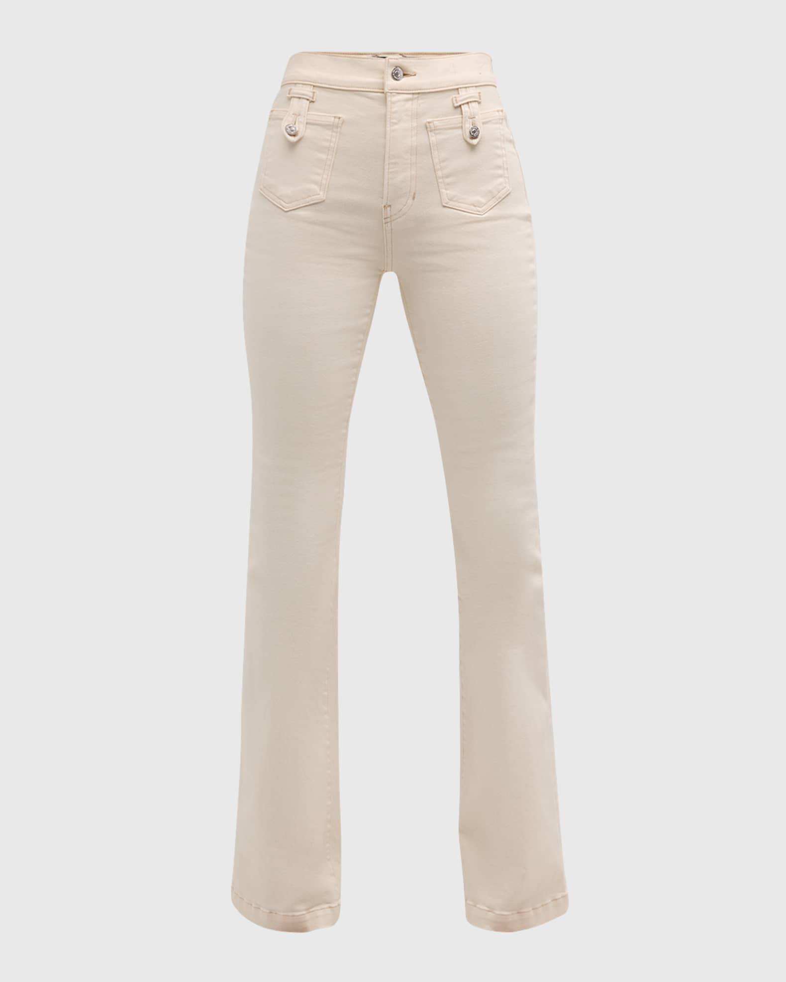 Veronica Beard Beverly High-Rise Skinny Flare Jeans