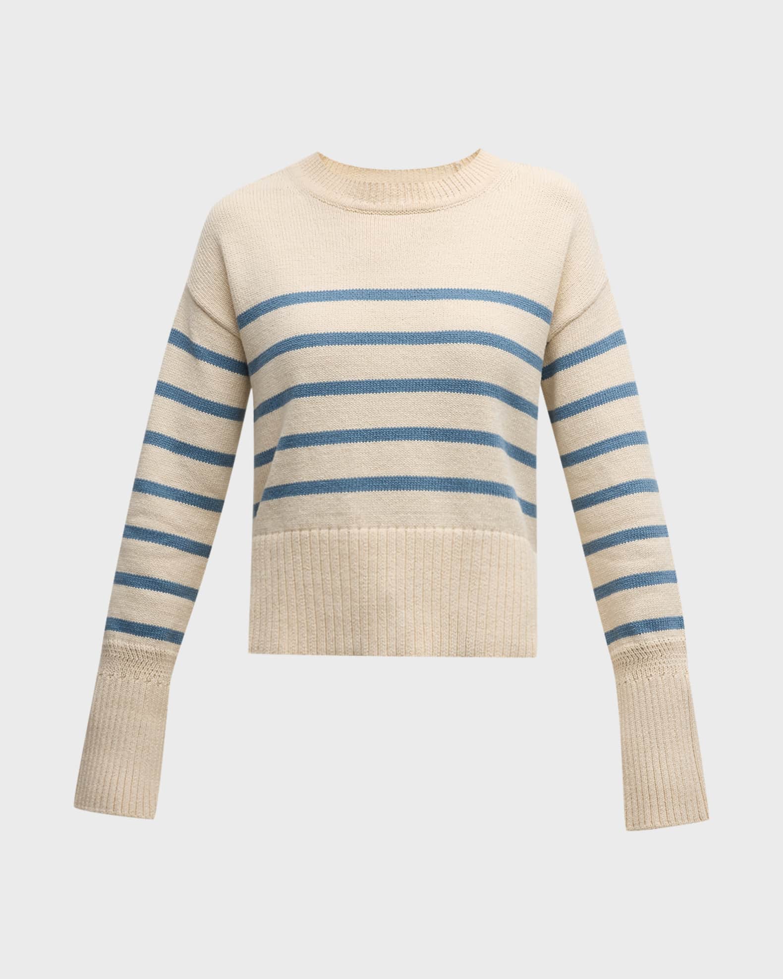 Veronica Beard Andover Striped Pullover Sweater