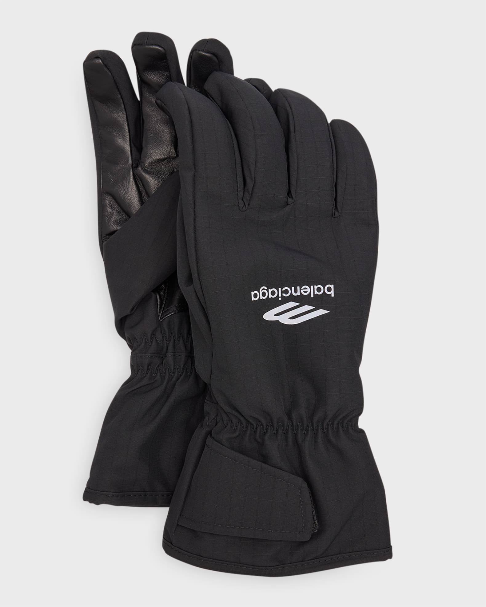 Balenciaga leather gloves shop