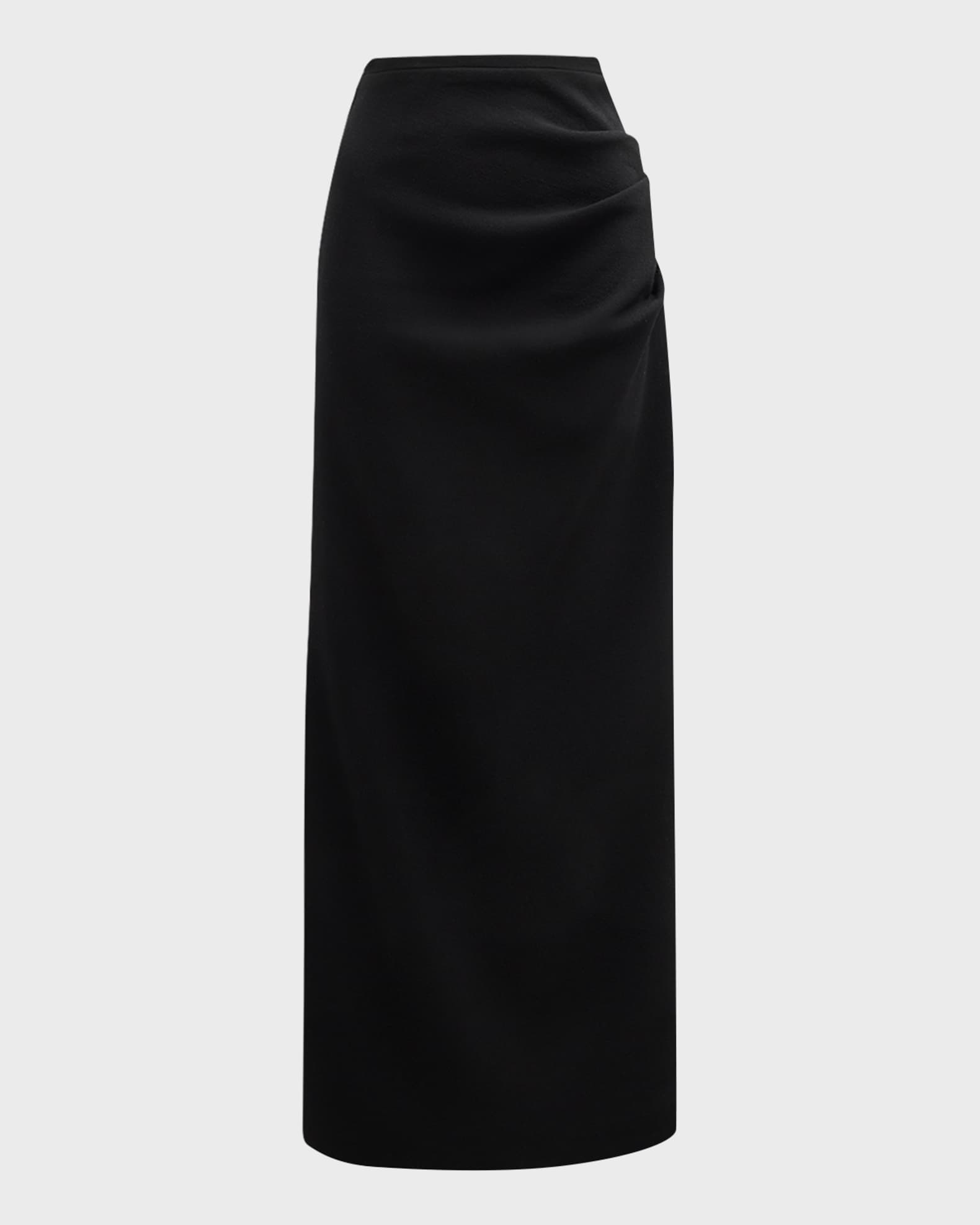 Balenciaga slit tailored maxi skirt - Black
